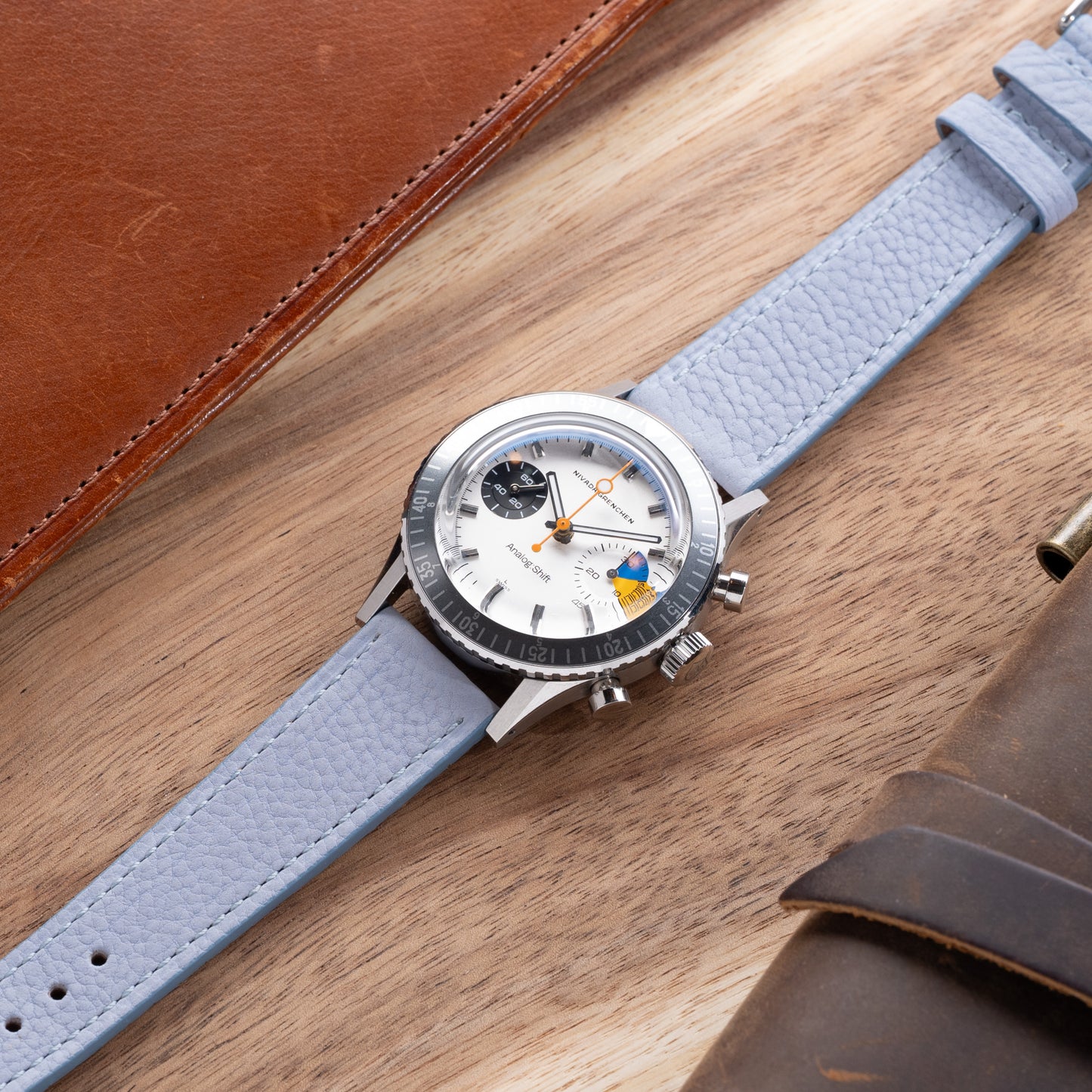 Sunbeam Blue Matte Calf Strap