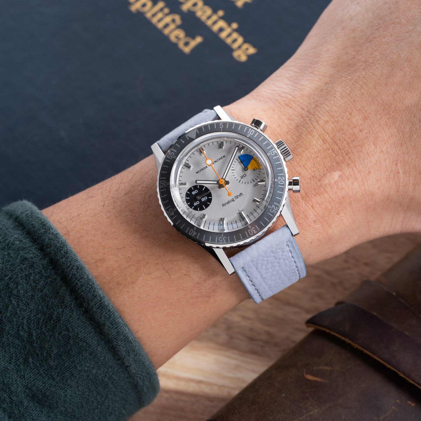 Sunbeam Blue Matte Calf Strap