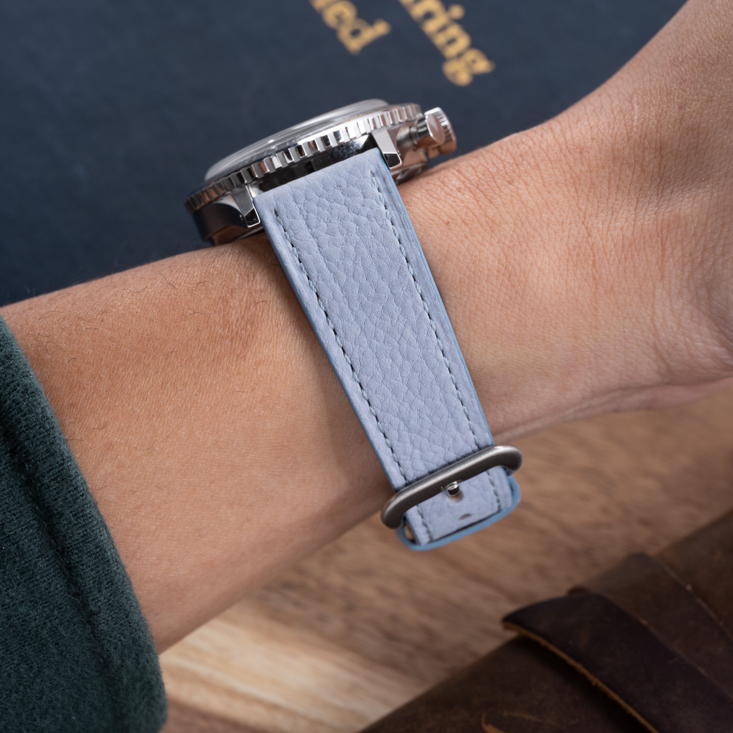 Sunbeam Blue Matte Calf Strap