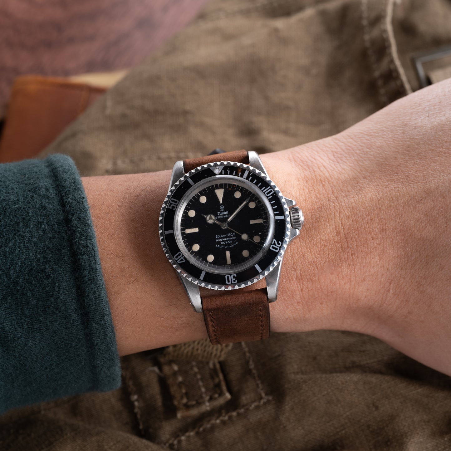 Petty Brown Distressed Strap