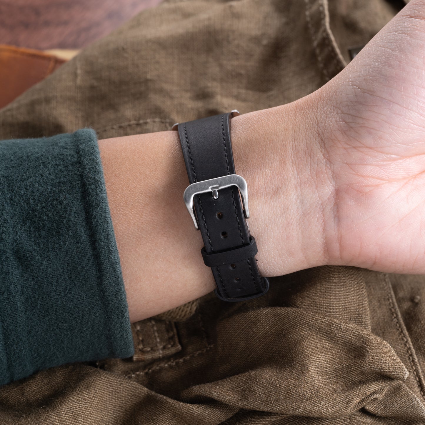 Andretti Black Distressed Strap