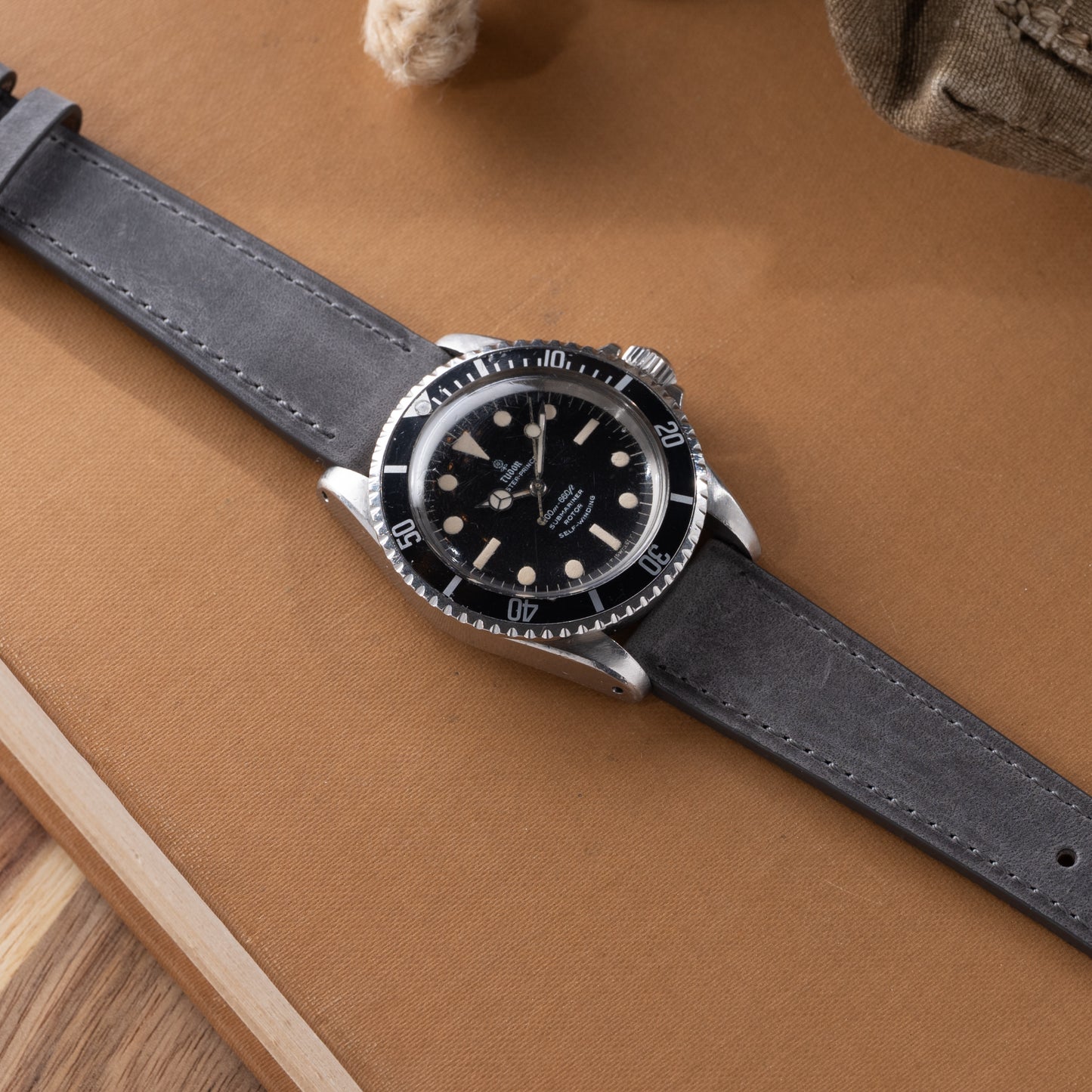 Clark Grey Distressed Strap