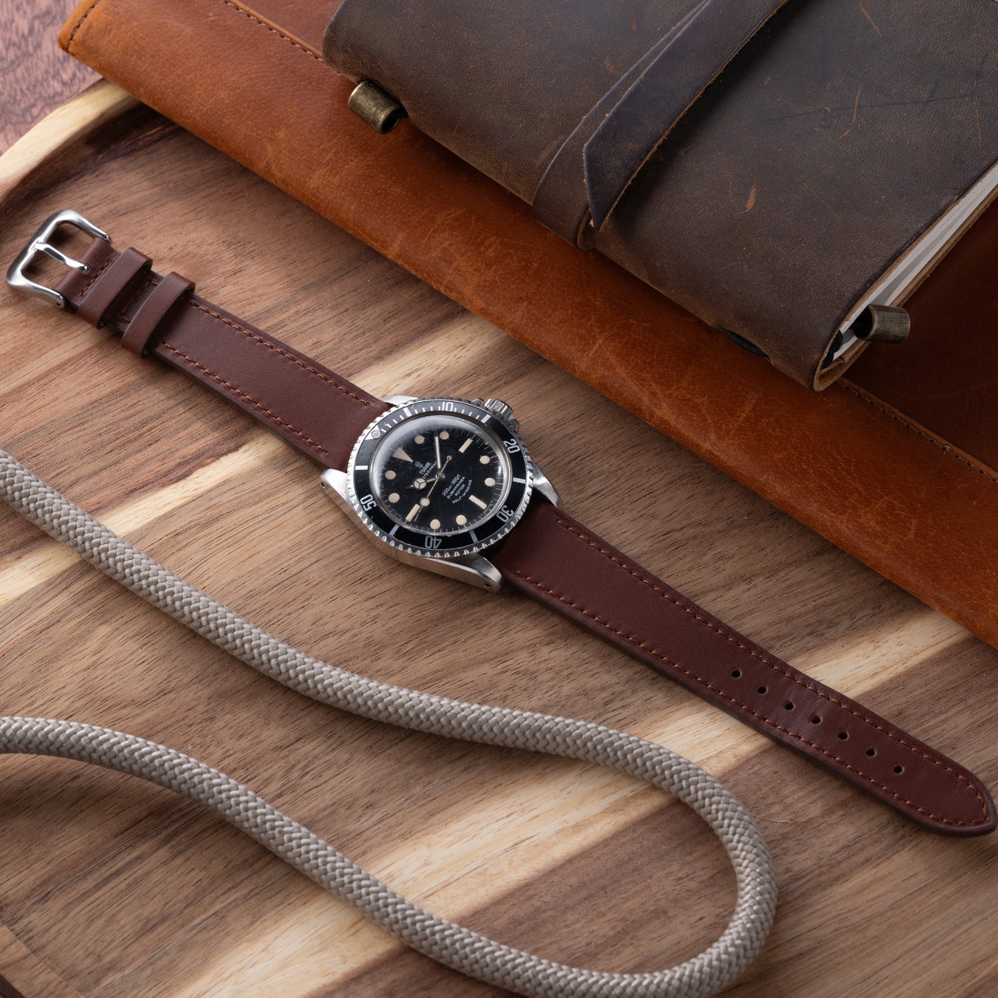 Maranello Brown Gloss Calf Strap