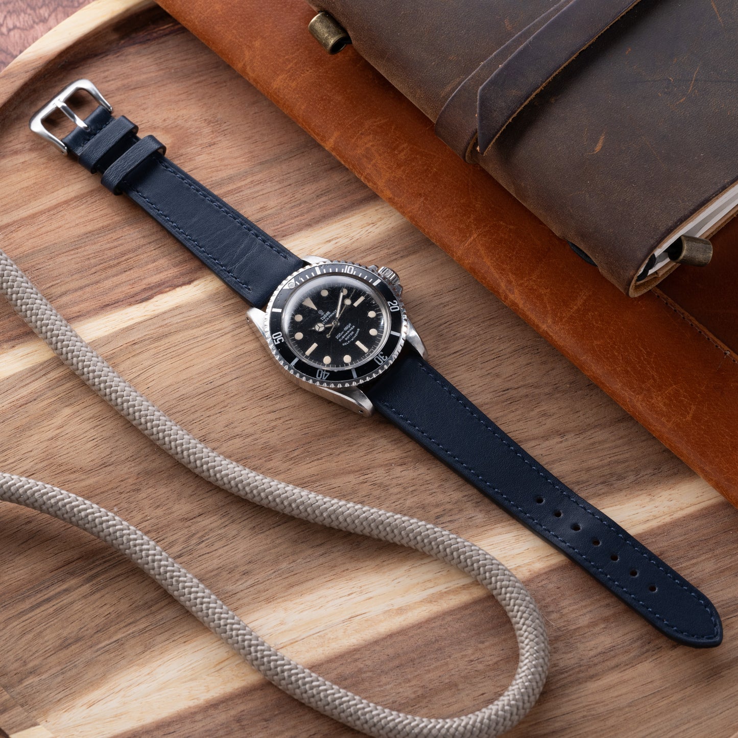 Bavaria Blue Gloss Calf Strap