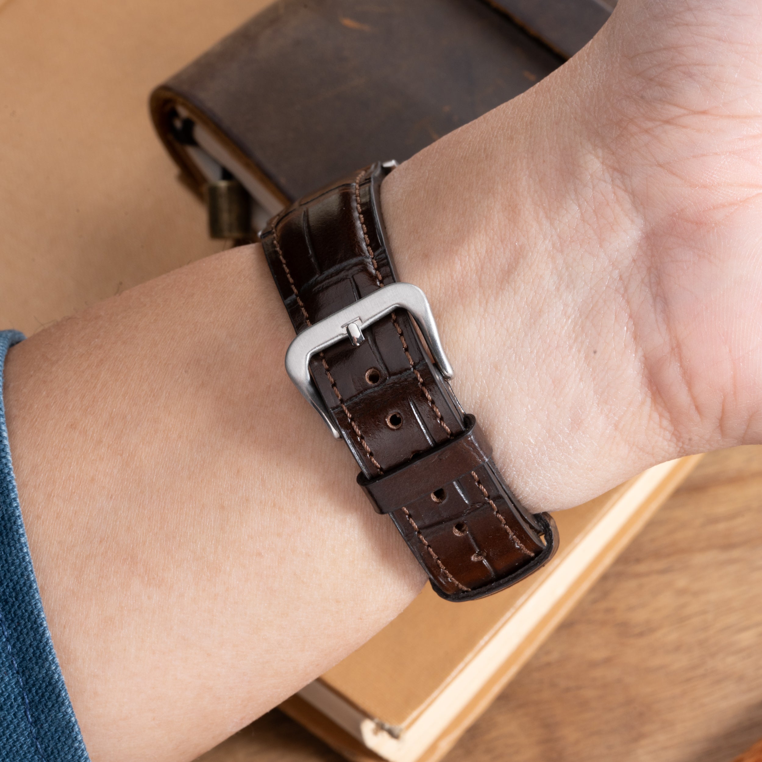 Corniche Brown Executive Strap – Analog:Shift