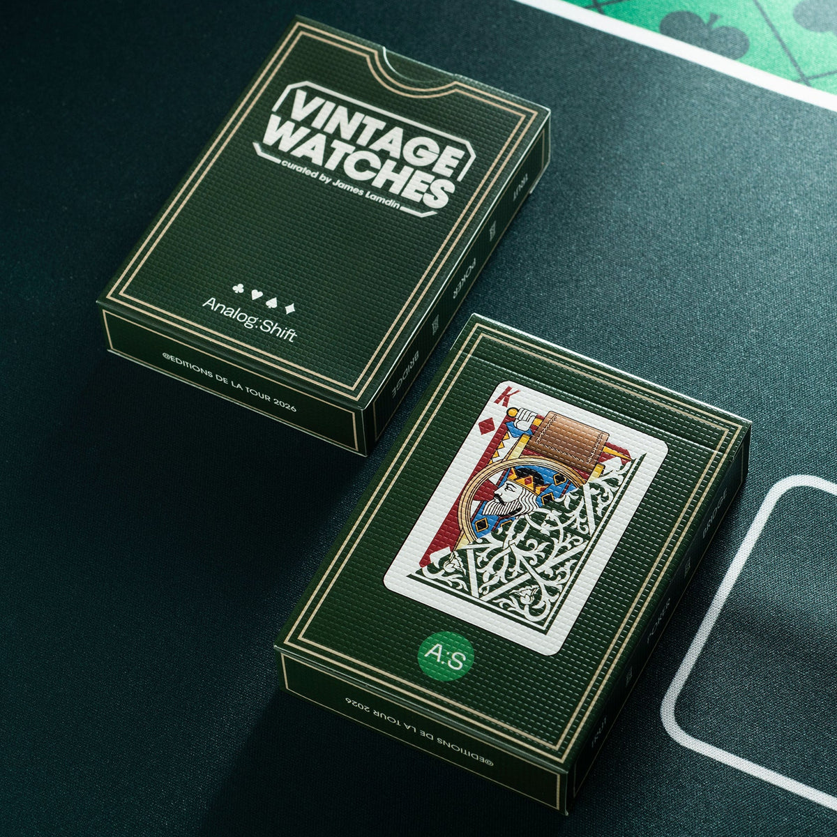 Éditions de la Tour × Analog:Shift - Vintage Watches Playing Cards