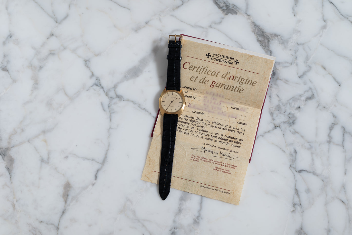 Vacheron Constantin Ultra Thin Cushion Case Dress Watch