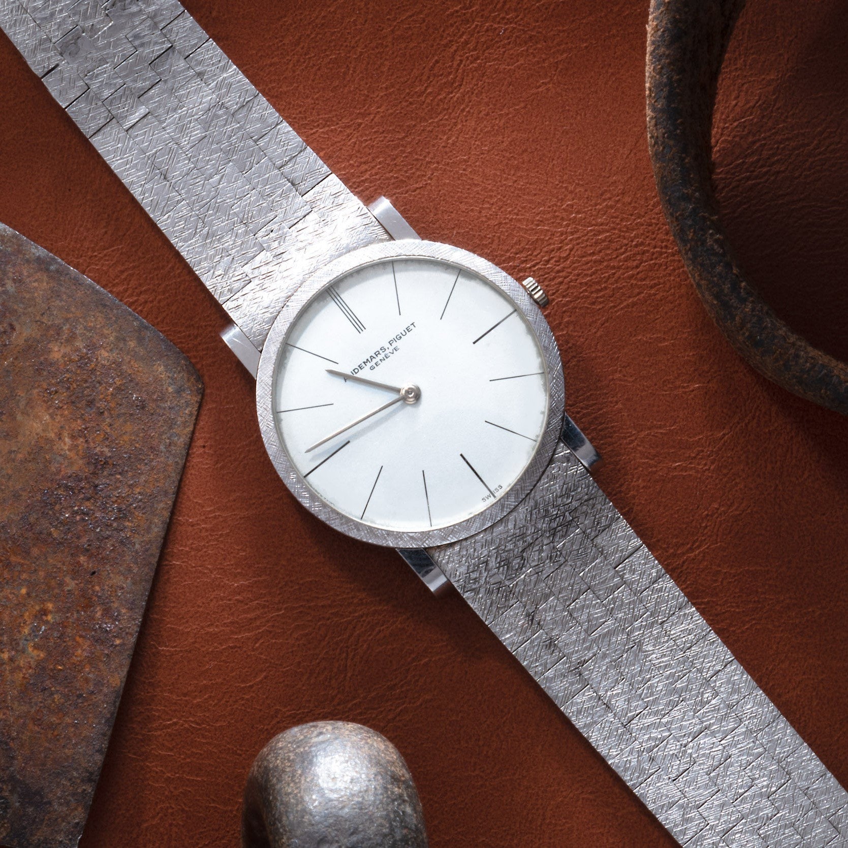 Audemars Piguet White Gold 'Ultra-Thin' Dress Watch Analog:Shift Audemars Piguet White Gold 'Ultra-Thin' Dress Watch Analog:Shift