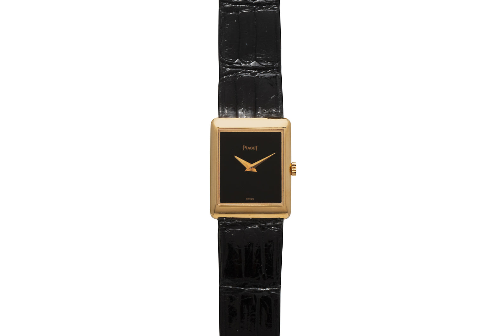 Piaget 'Onyx' Rectangular Dress Watch