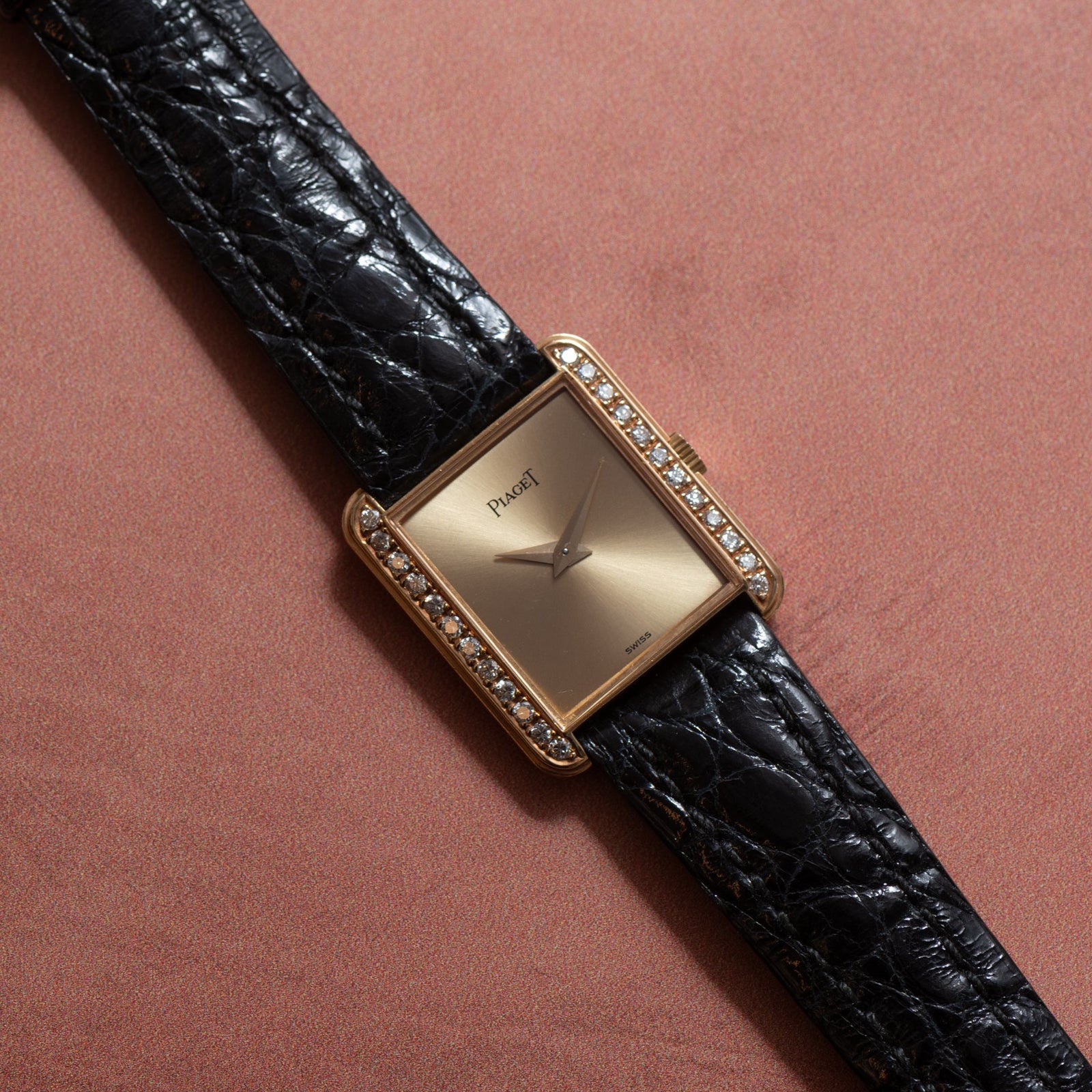 Piaget Yellow Gold Diamond-Set Dress Watch