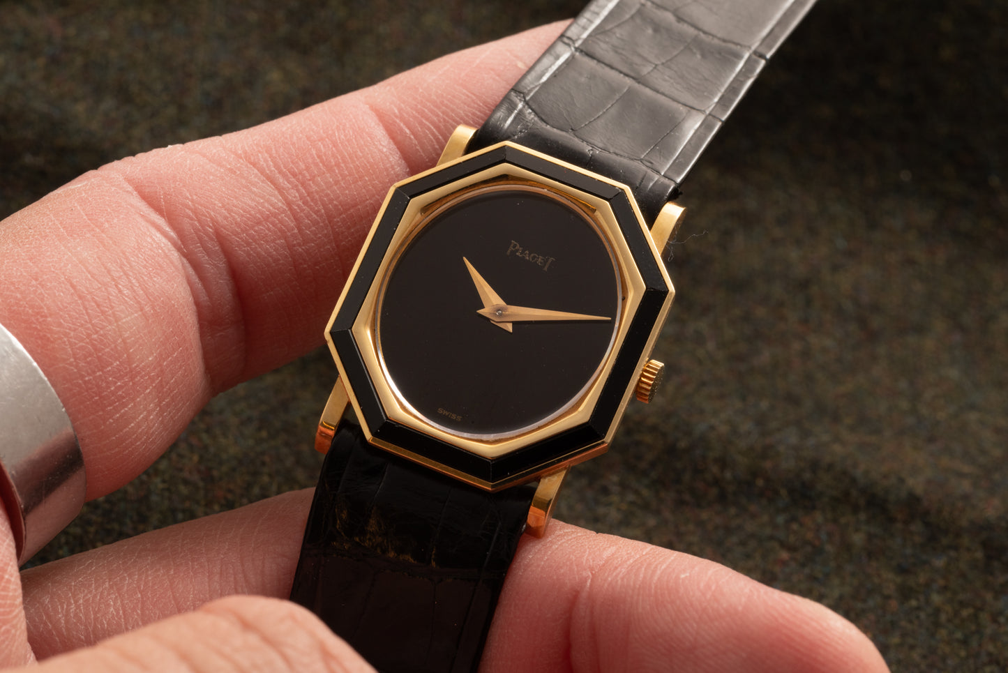 Piaget 'Onyx' Octagonal Dress Watch