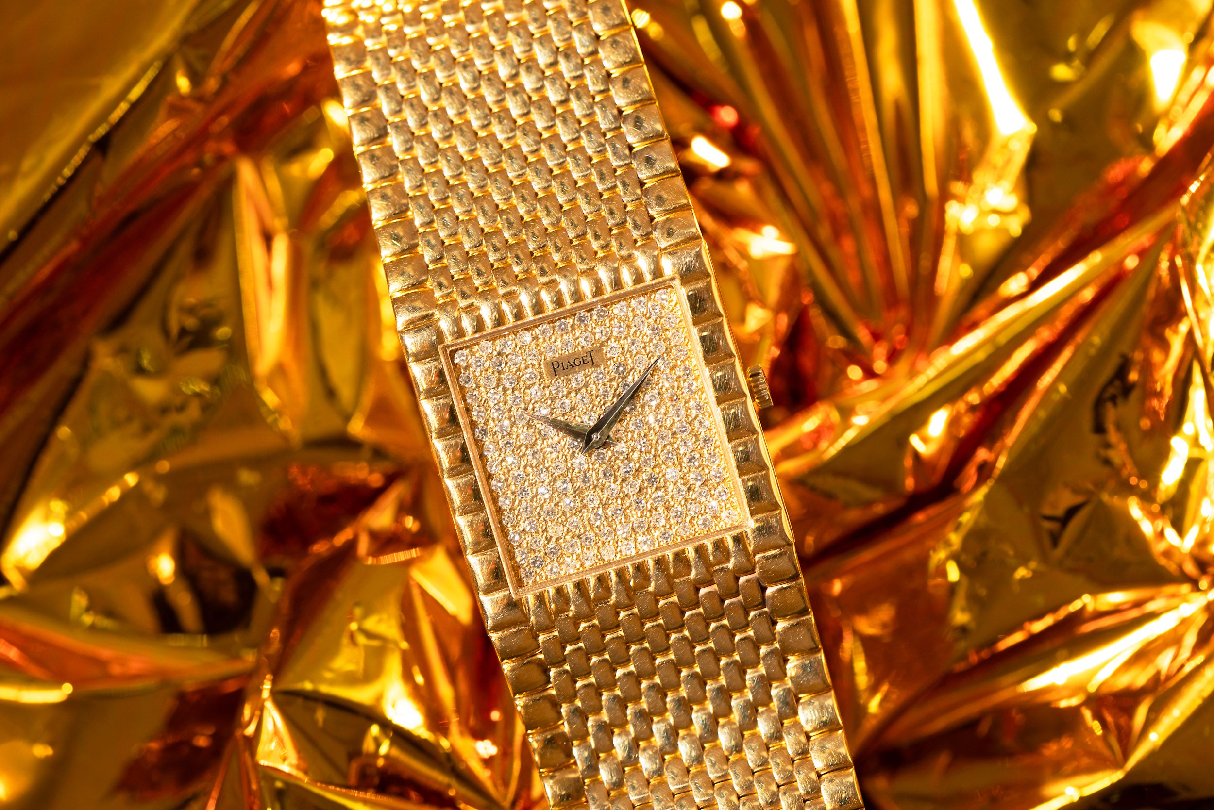 Piaget Polo Pave Diamond Dial – Analog:Shift