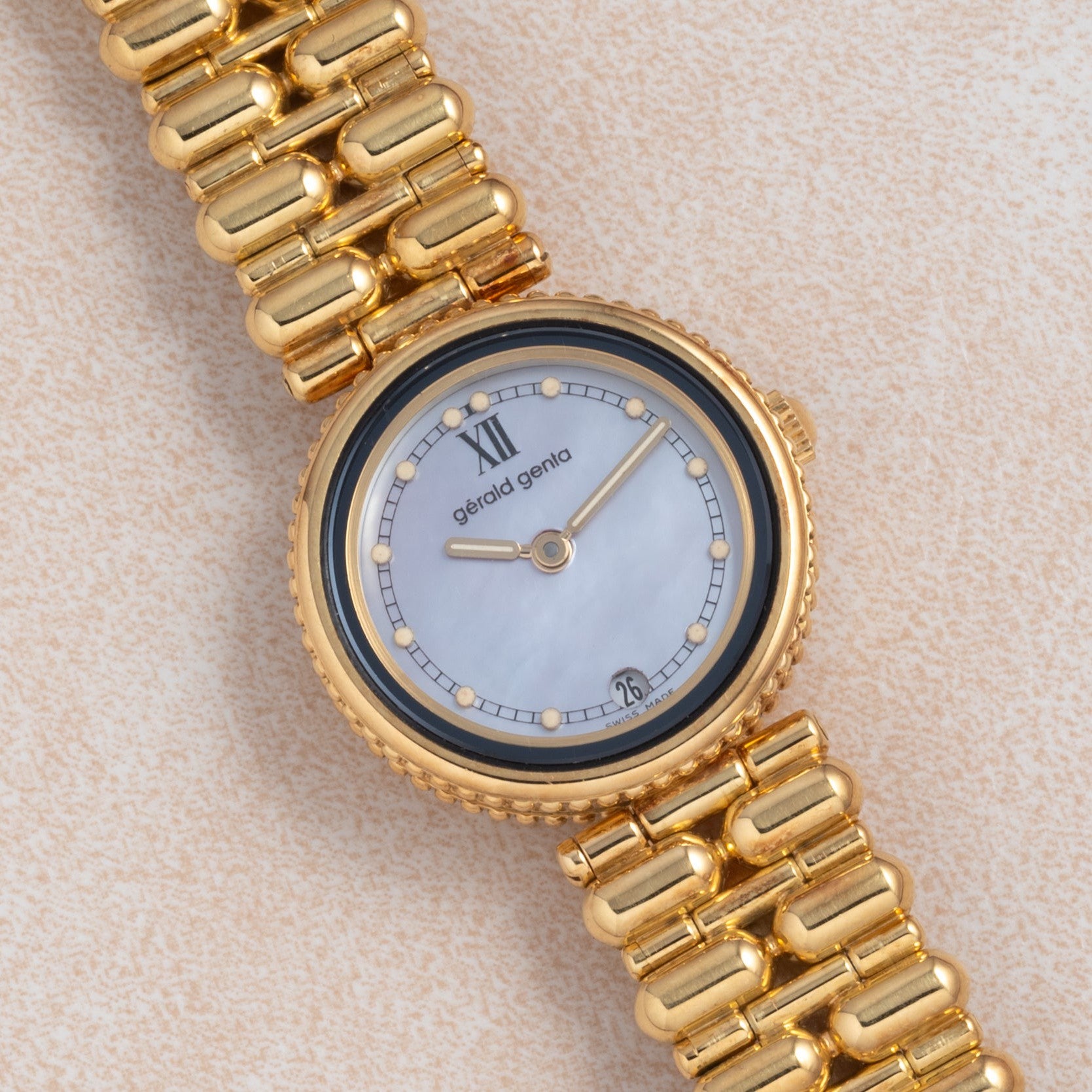 gold ladies dress watch Gerald Genta Ladies Dress Watch