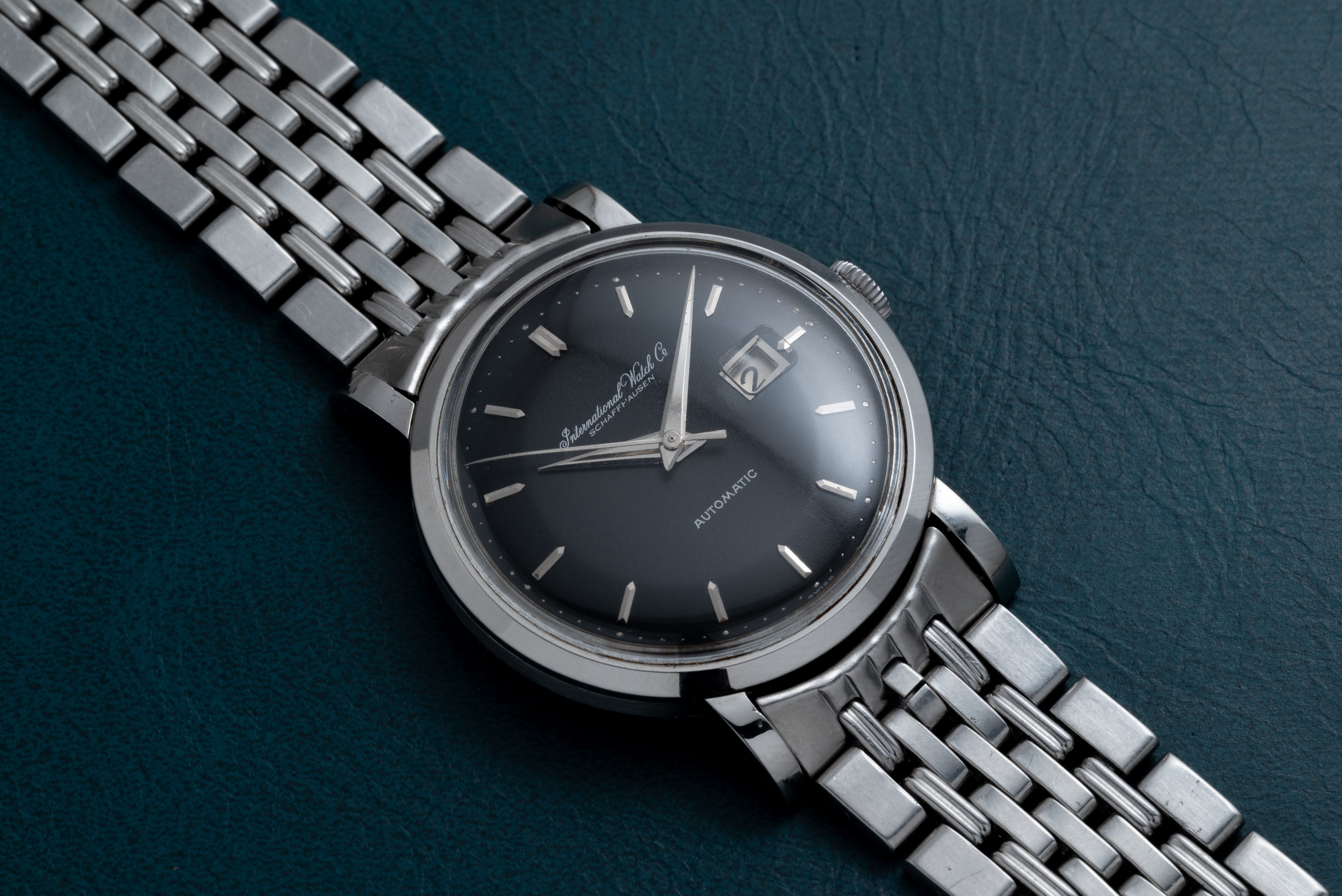 black dial dress watch DIY Watchmaking Kit | 35mm Mosel this is a beautiful daily driver with a nice vintage vibe IWC Dress Watch Analog:Shift