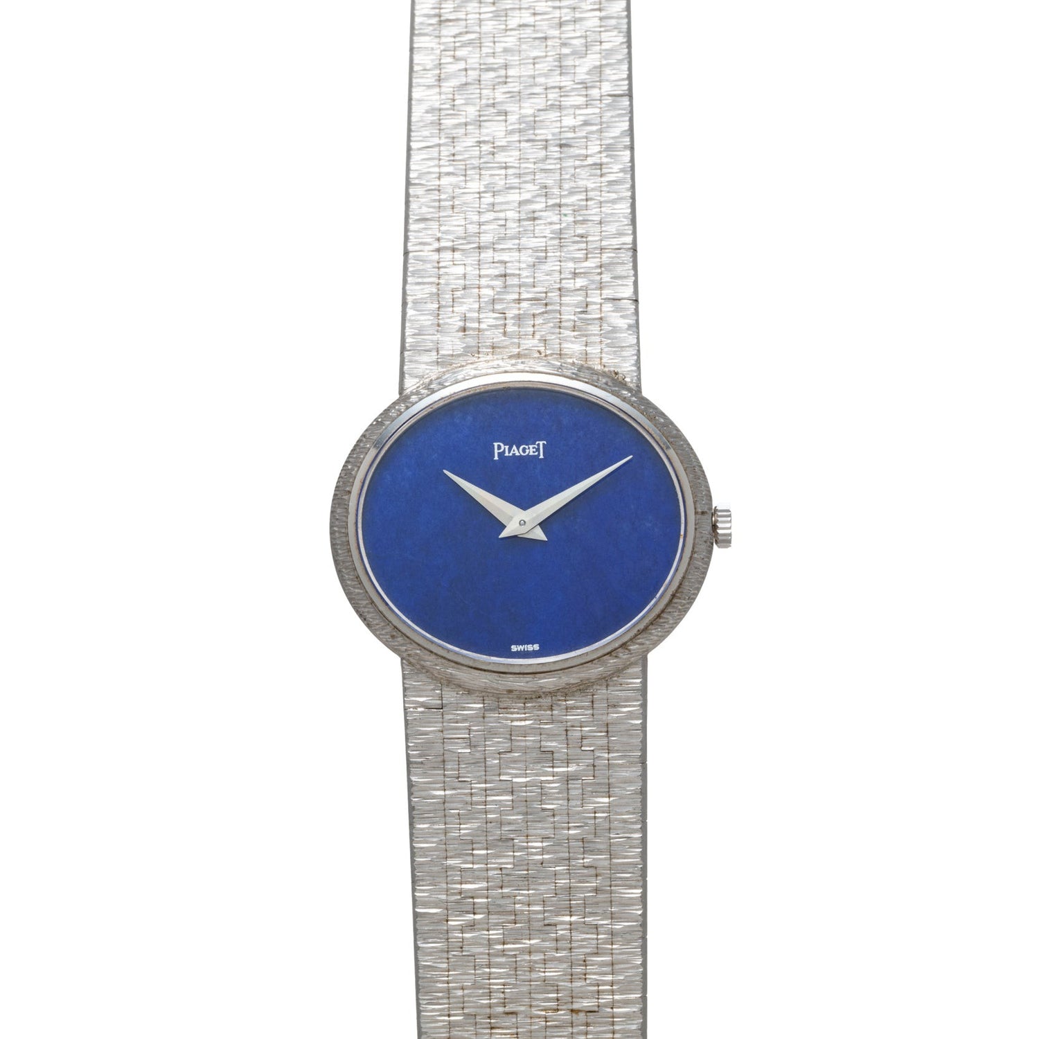 Piaget White Gold 'Lapis Lazuli' Dress Watch Analog:Shift Piaget White Gold 'Lapis Lazuli' Dress Watch Analog:Shift