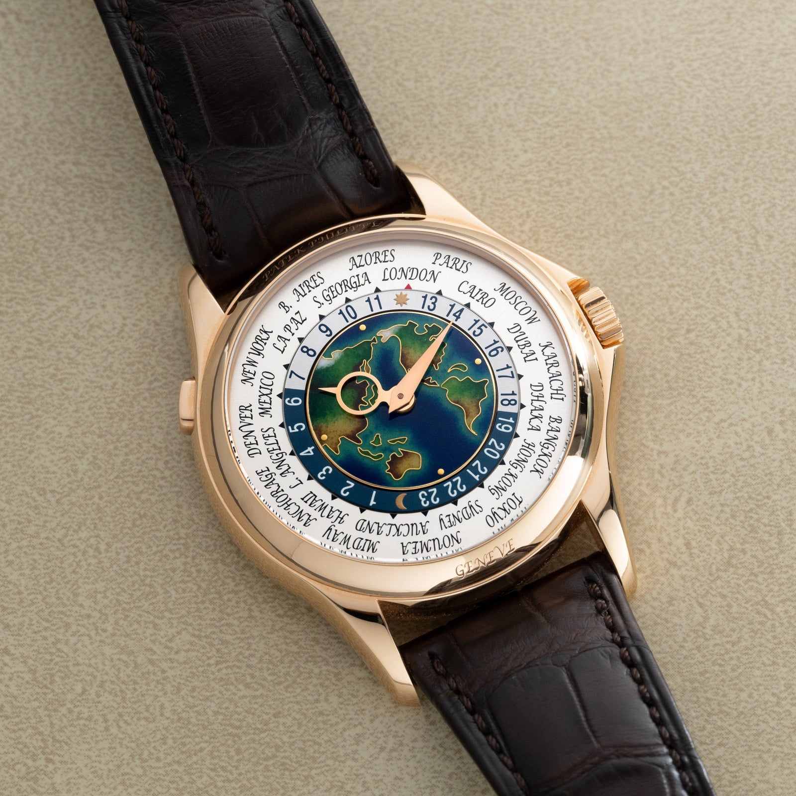 Patek Philippe World Time Cloisonné
