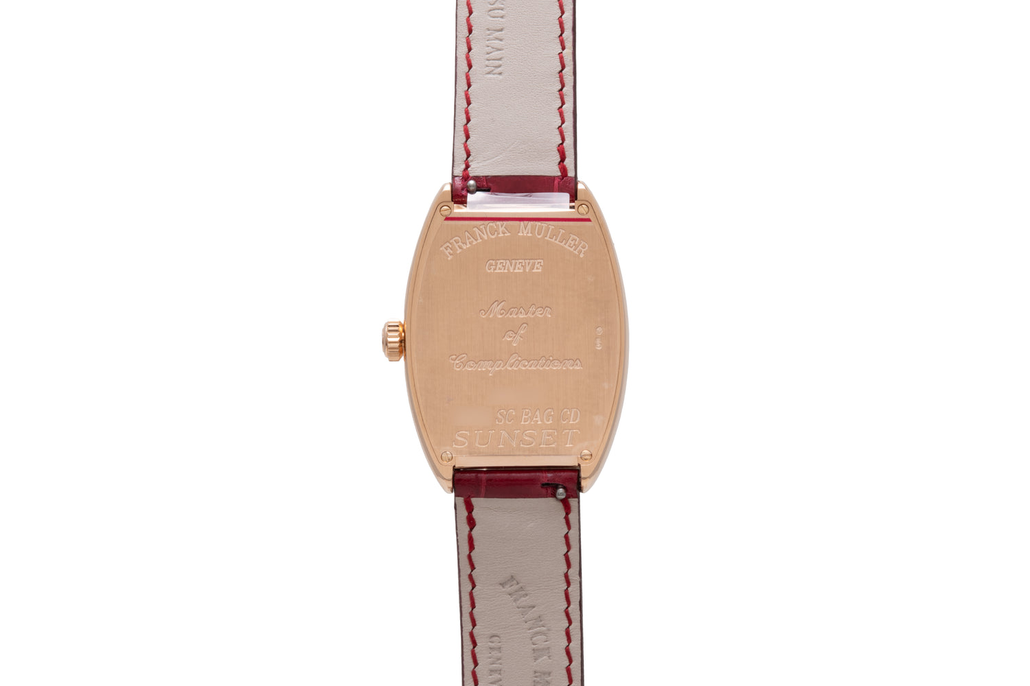 Muller Conquistador Back Of Authentic Franck Muller Watch Franck