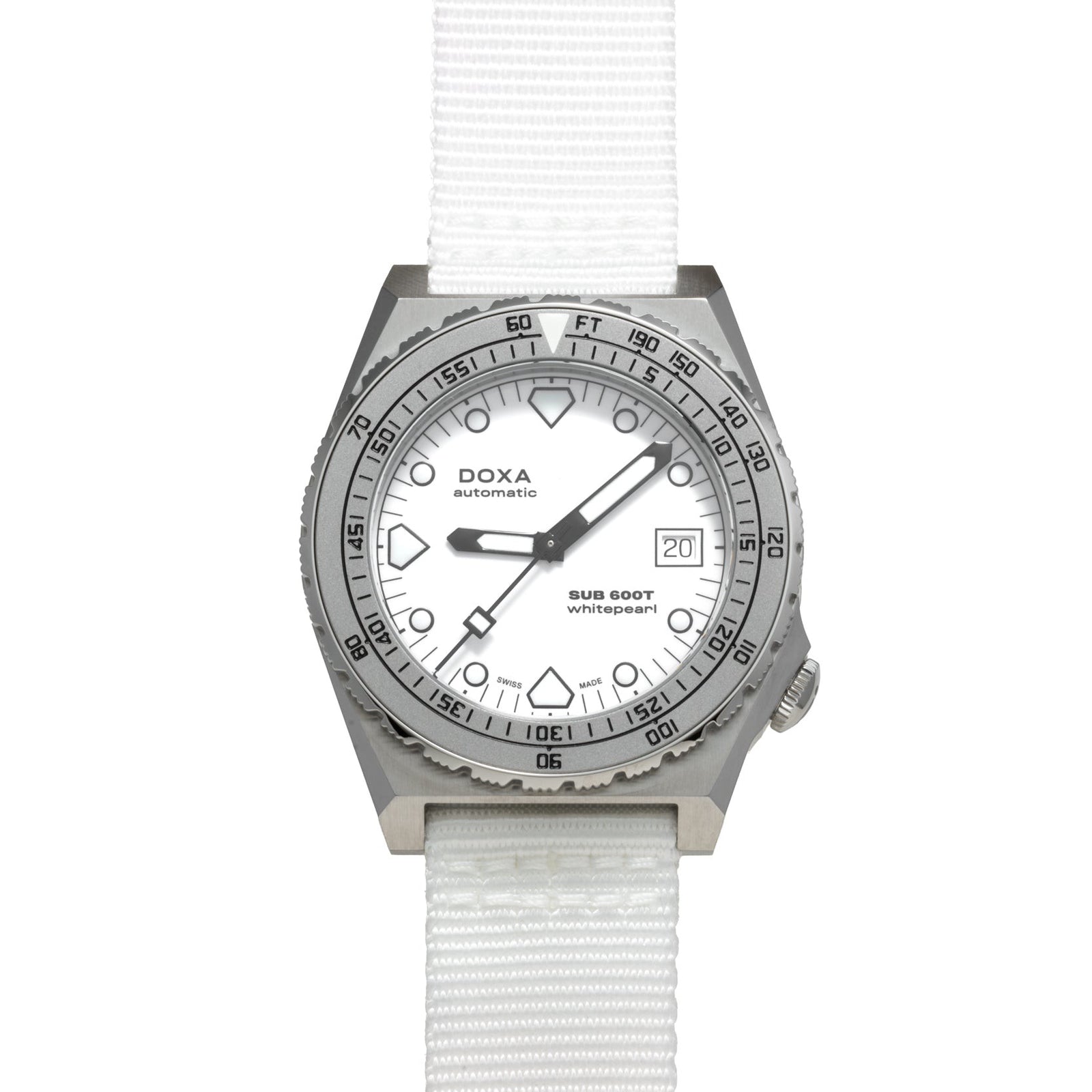DOXA Sub 600T Whitepearl