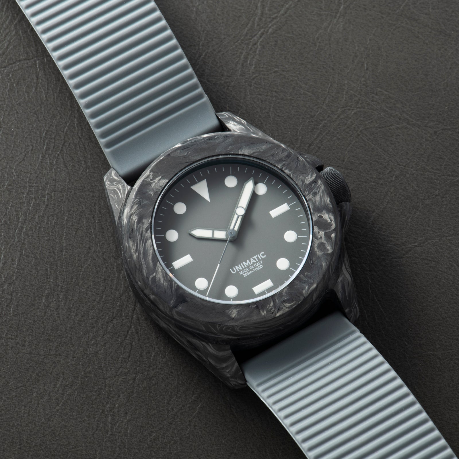 Unimatic Modello Quattro Carbon Limited Edition for HODINKEE