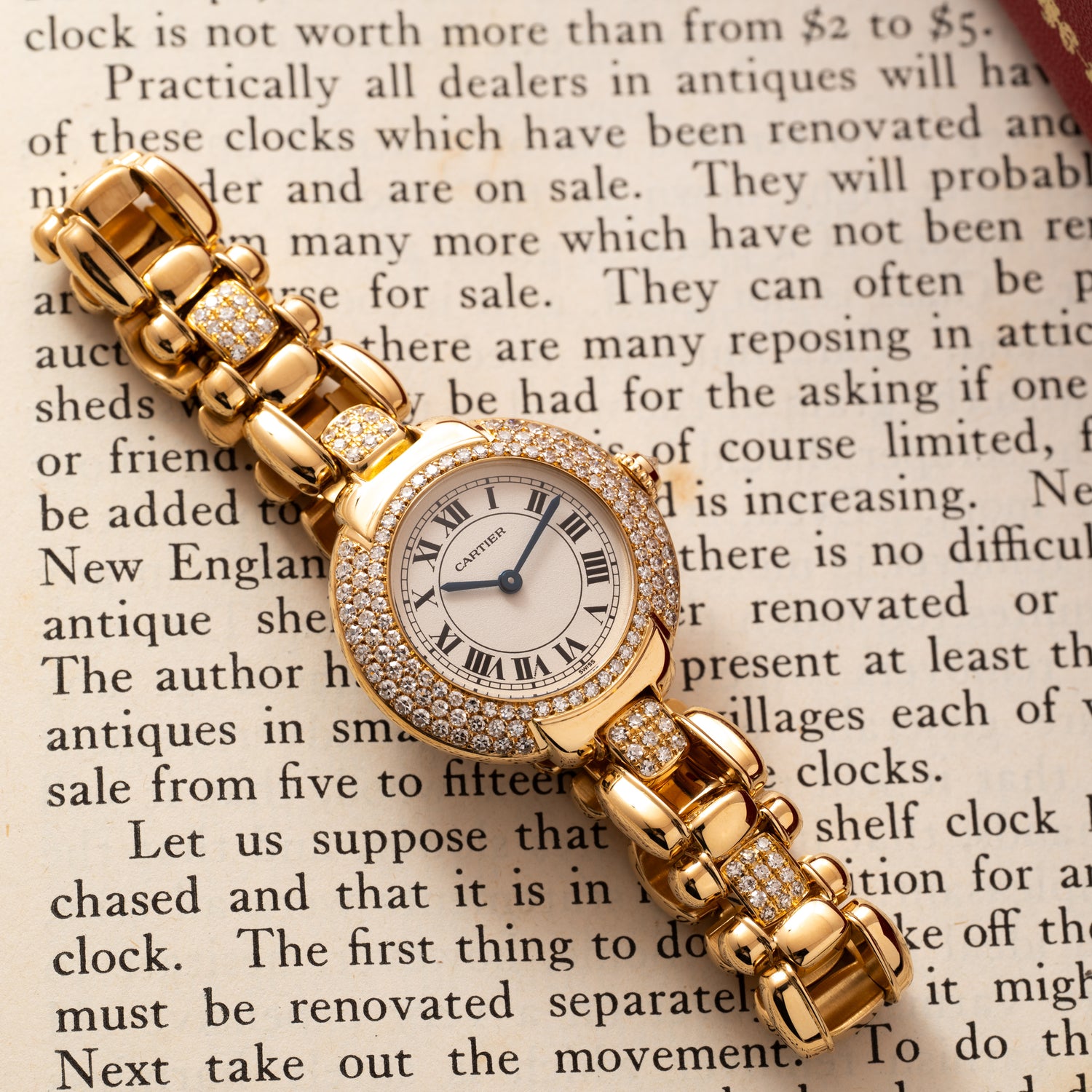 Cartier Ladies Dress Watch Diamond Analog:Shift Cartier Ladies Dress Watch Diamond Analog:Shift