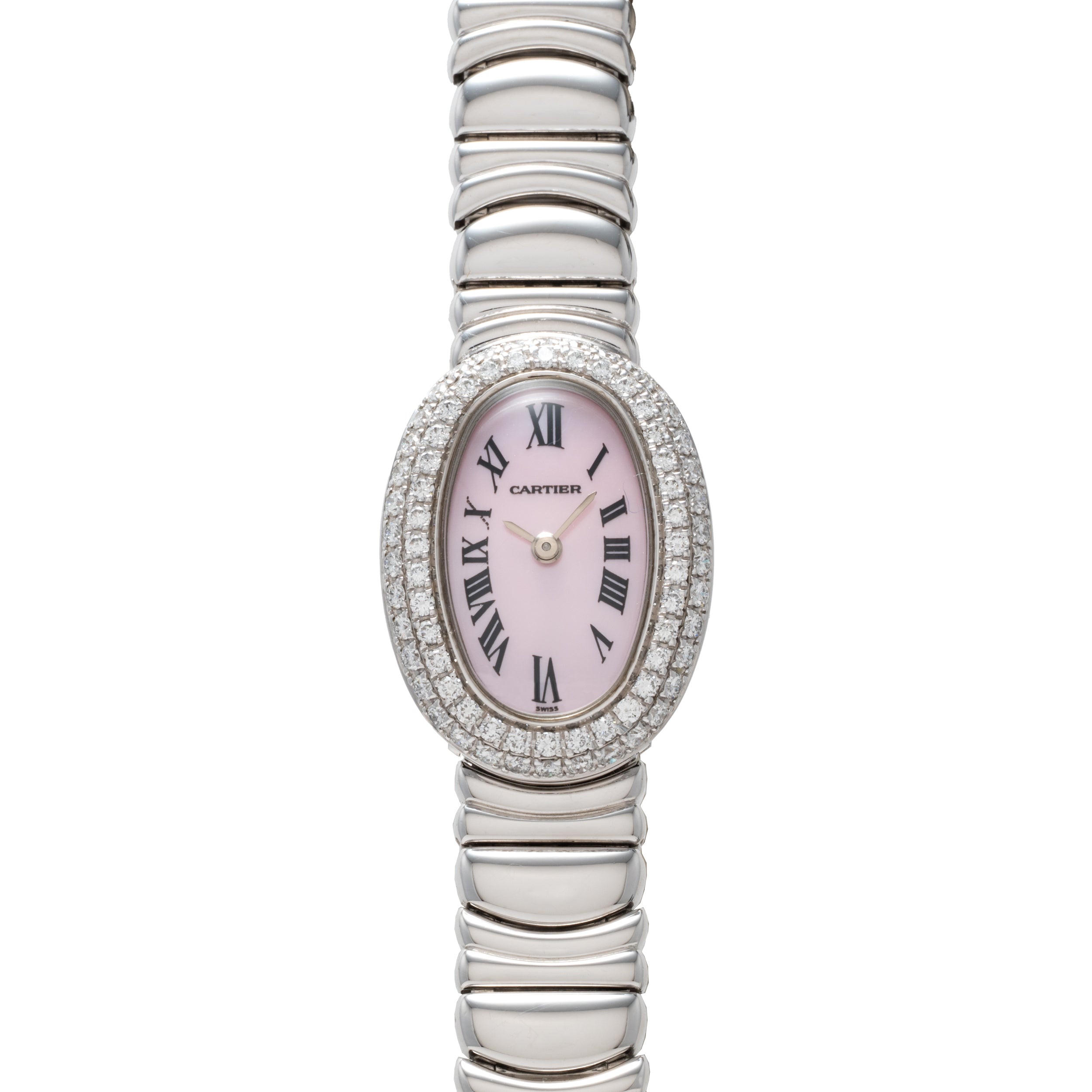 Cartier Baignoire 'Pink MOP' – Analog:Shift