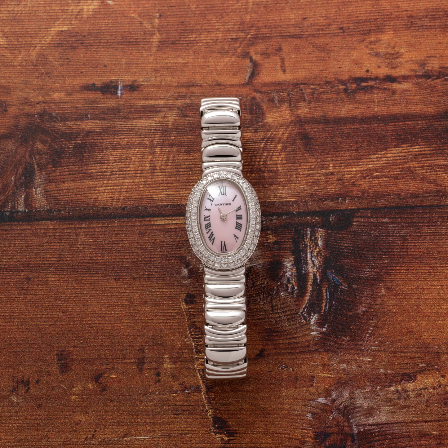 Cartier Baignoire 'Pink MOP'