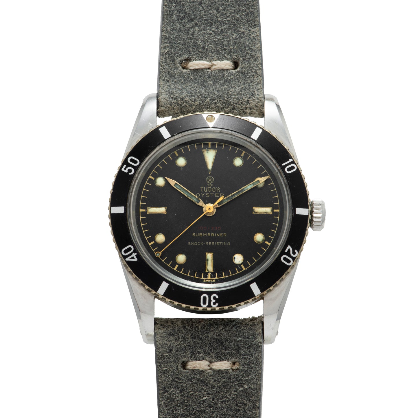 Tudor Submariner Gilt 'Red Depth Rating' Manual-Wind