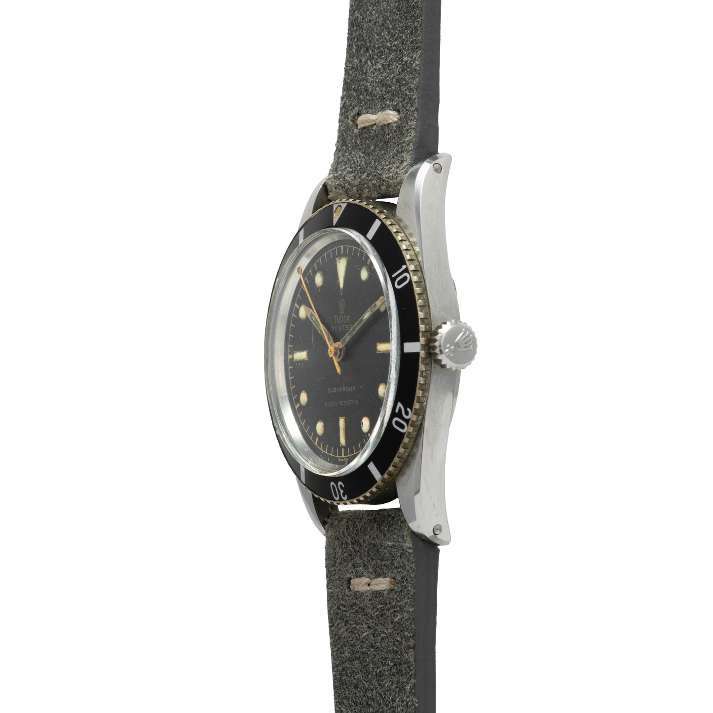 Tudor Submariner Gilt 'Red Depth Rating' Manual-Wind