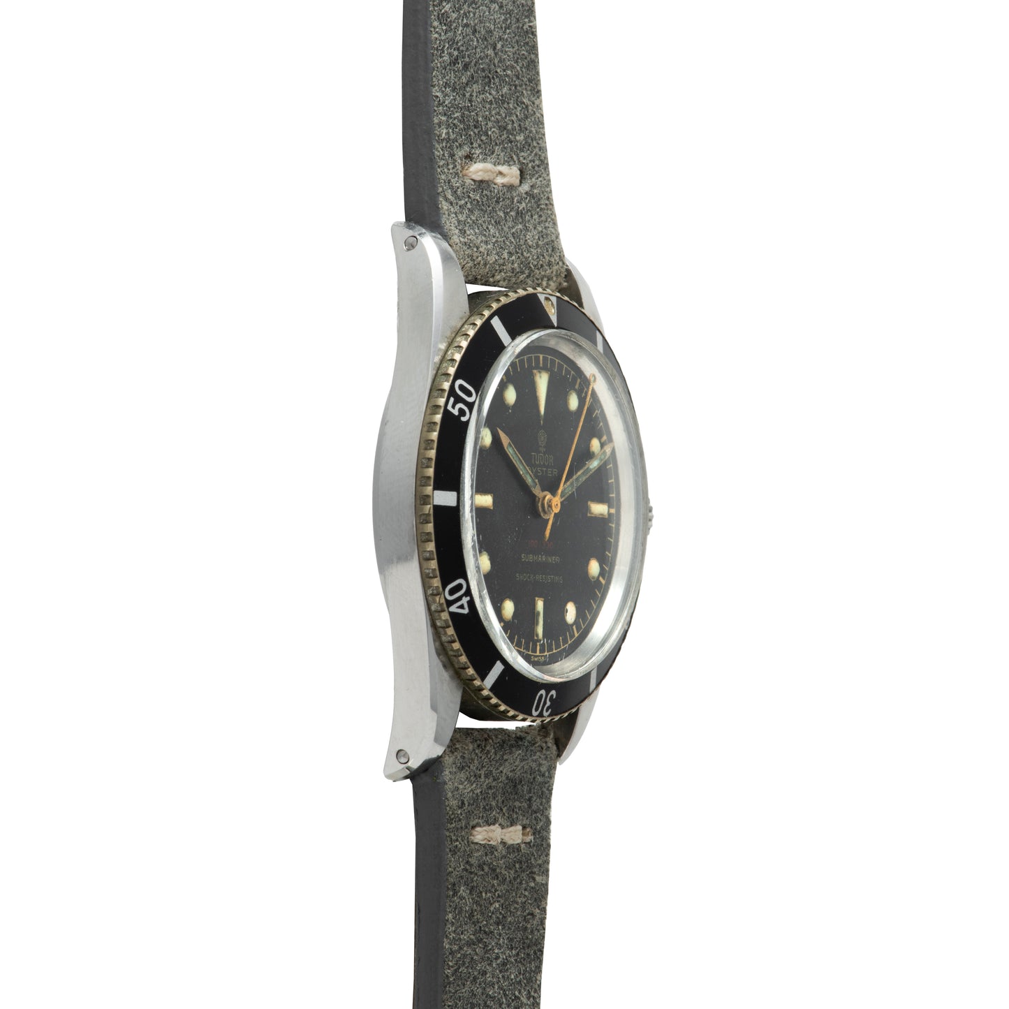 Tudor Submariner Gilt 'Red Depth Rating' Manual-Wind