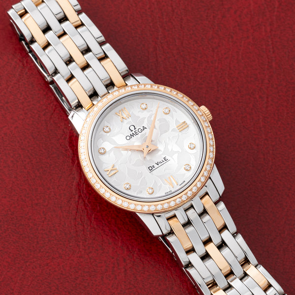 ♪【美良品】OMEGA■レディース時計■Deville■QZ■白箱型■1074 ♪【美良品】OMEGA□レディース時計□Deville□QZ□白箱型□