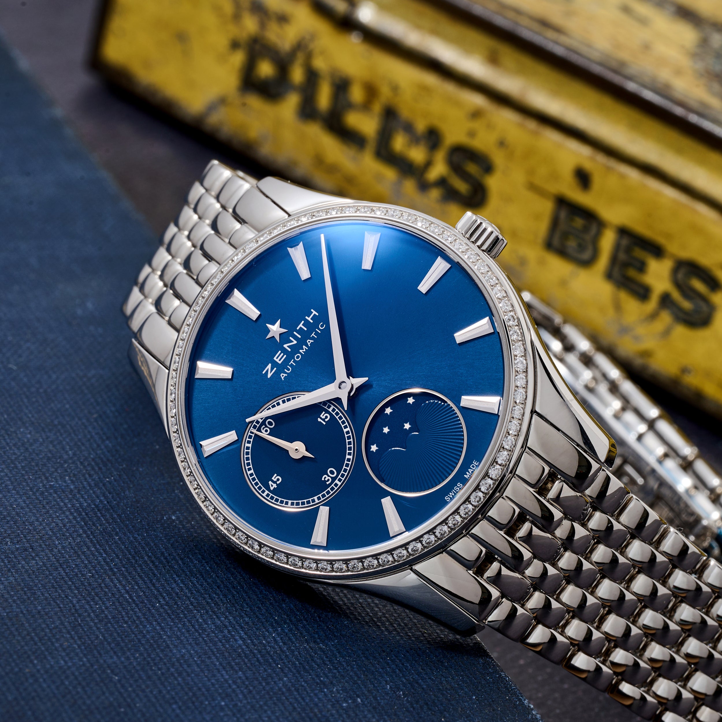 EL MOON　A1 A3 A4 Zenith Ladies Elite Ultra Thin Moonphase – Analog:Shift