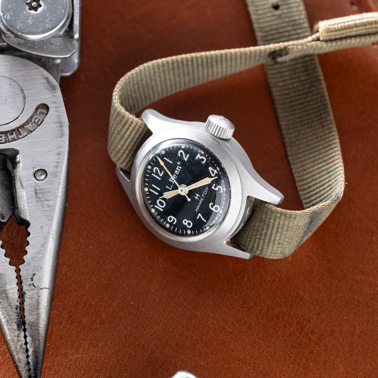 Hamilton Khaki Field 'L.L. Bean' Mini Ladies