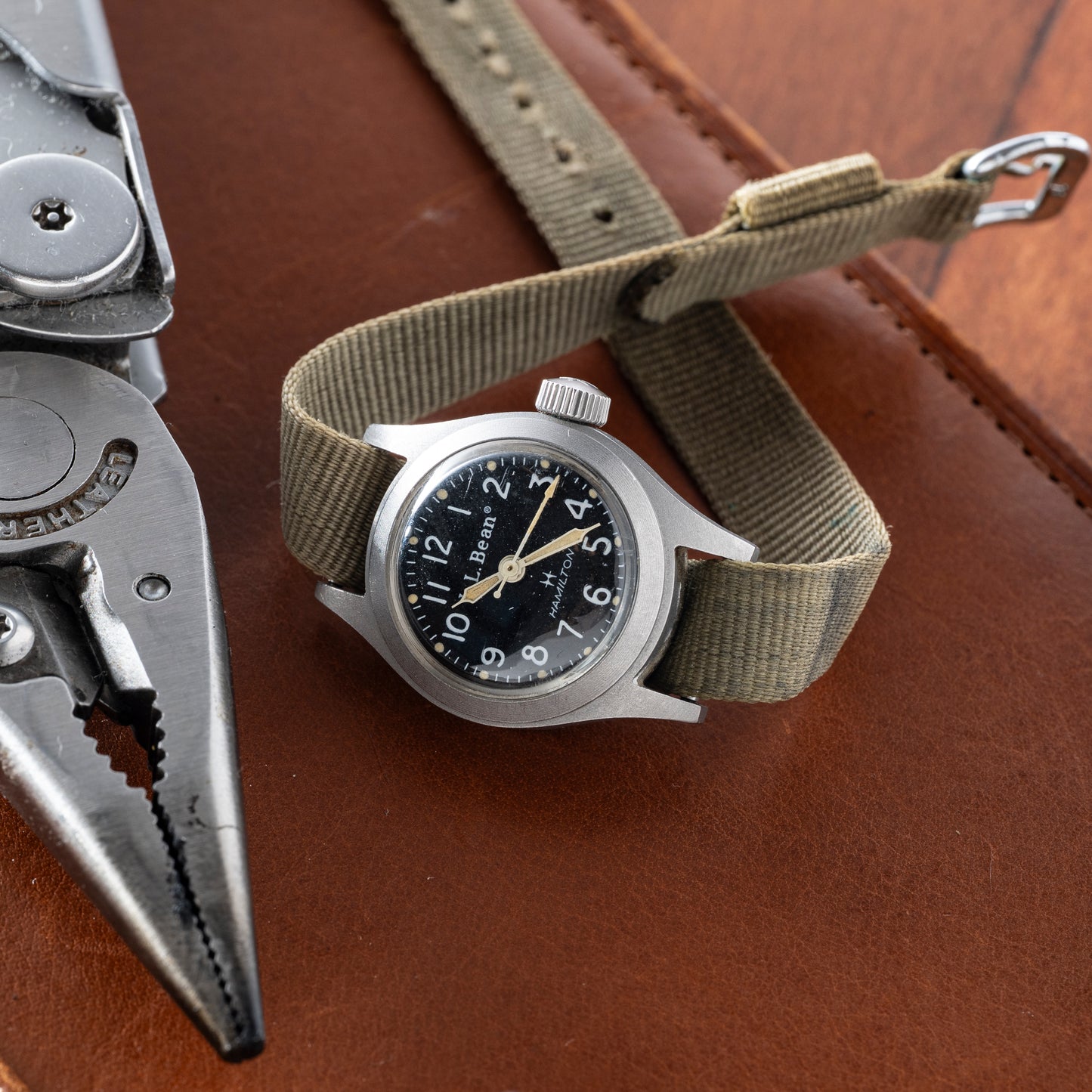 Hamilton Khaki Field 'L.L. Bean' Mini Ladies