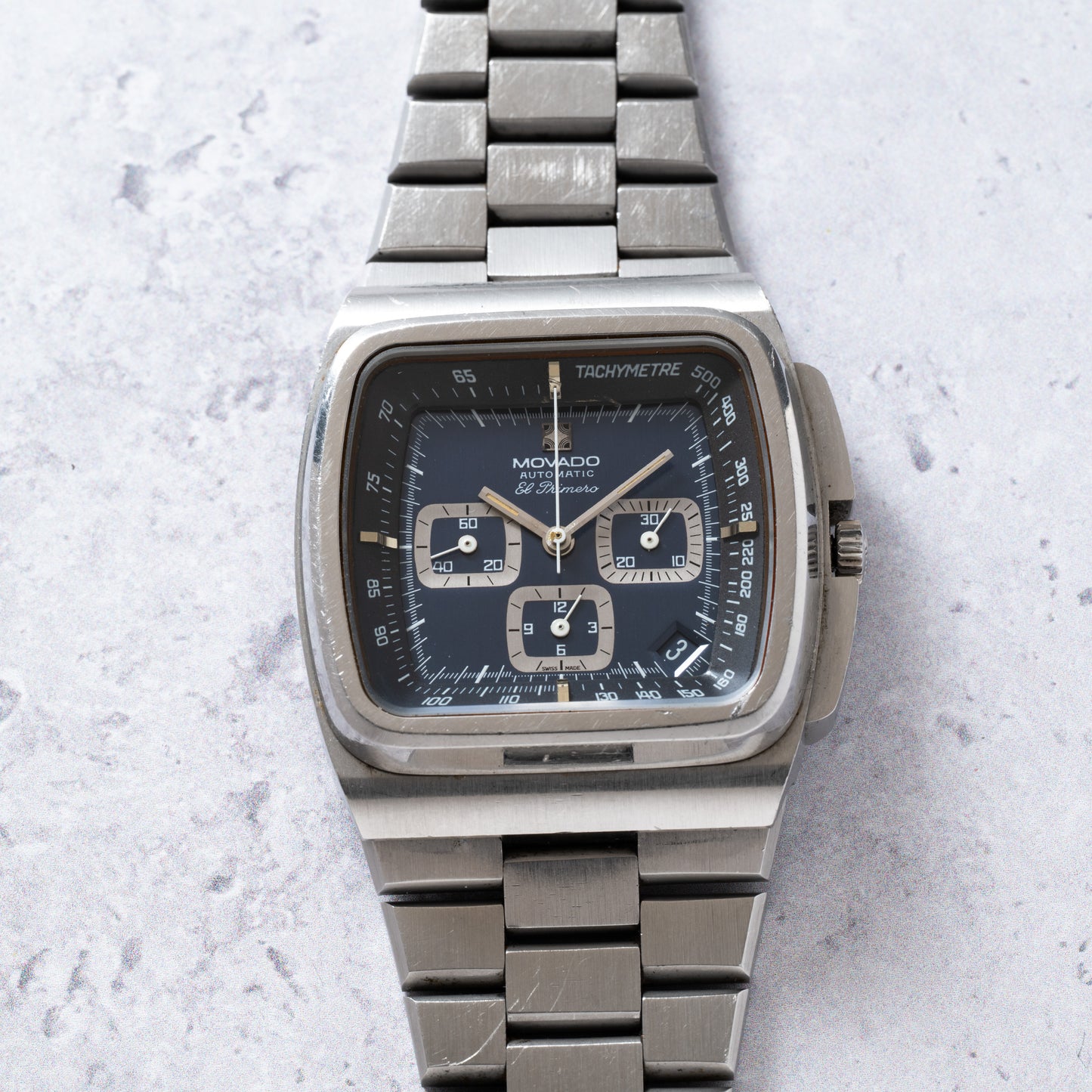 Movado El Primero Chronograph 'TV Case'