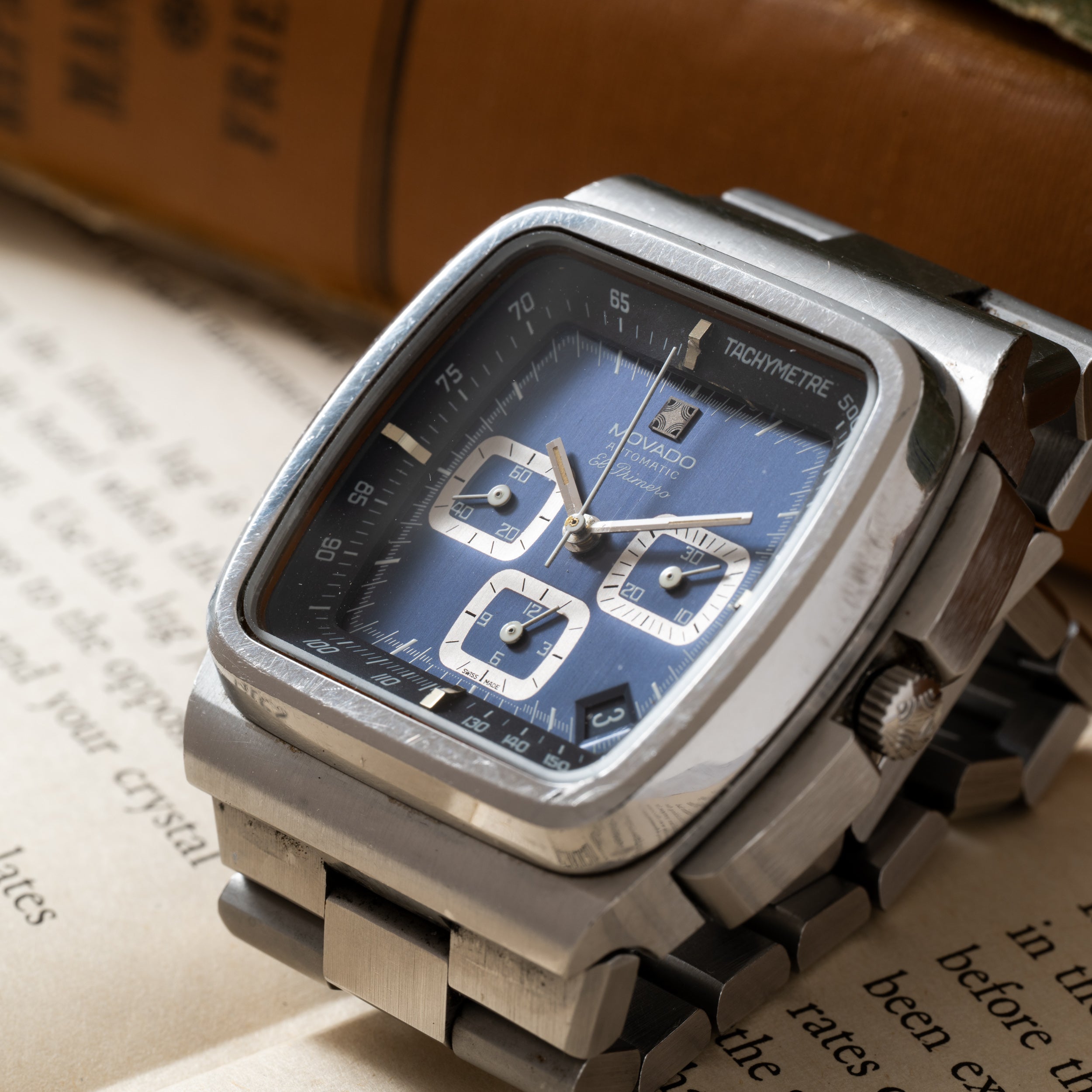 Movado El Primero Chronograph 'TV Case' – Analog:Shift