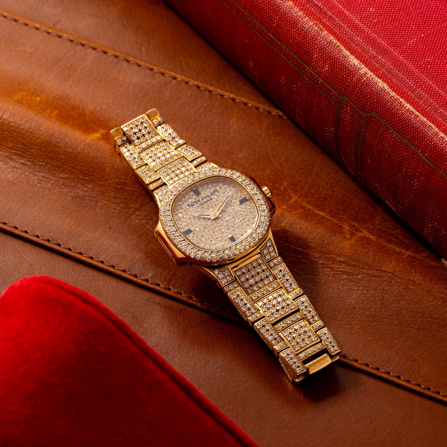 Patek Philippe Nautilus Ladies Diamonds and Sapphires