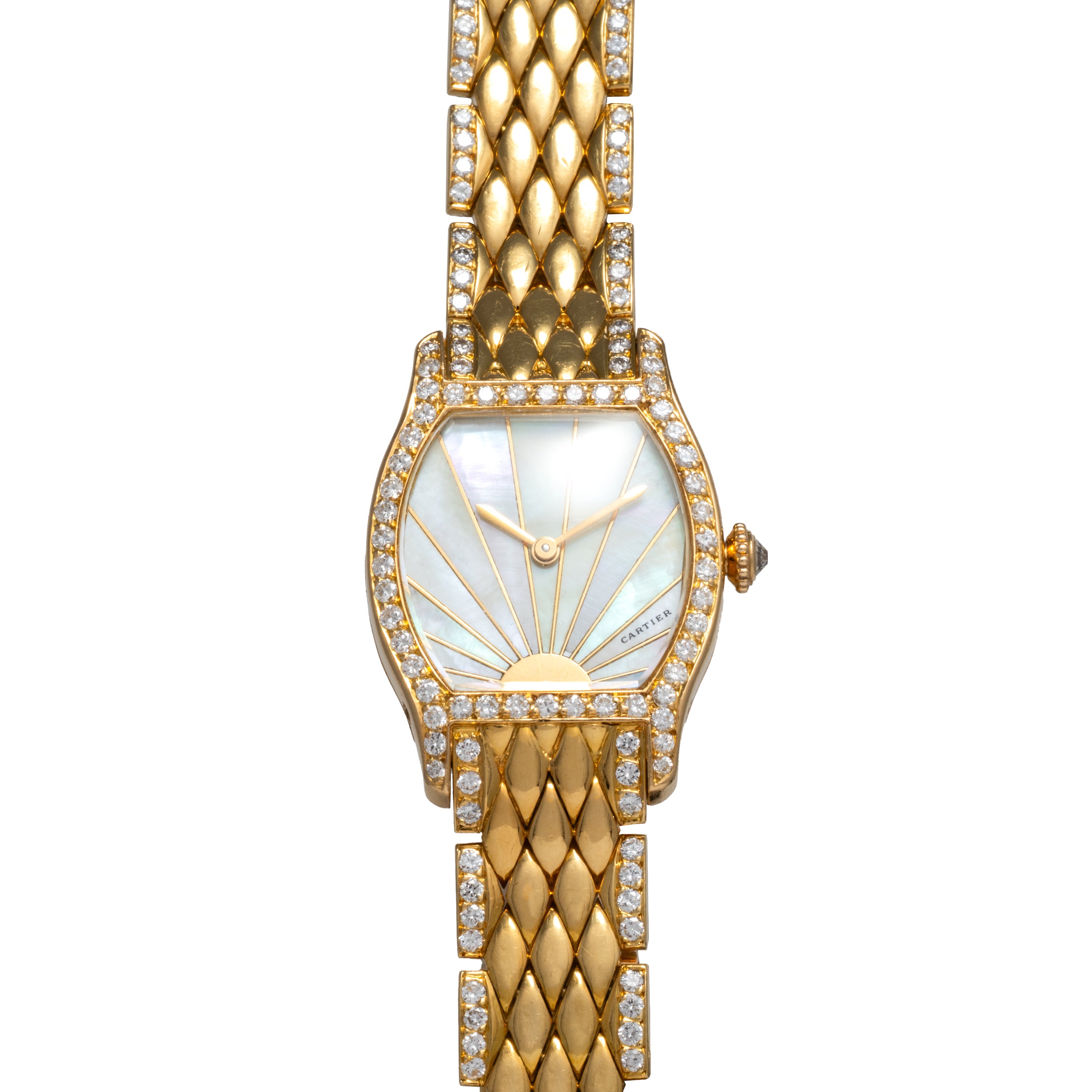 Cartier Tortue 'MOP' – Analog:Shift