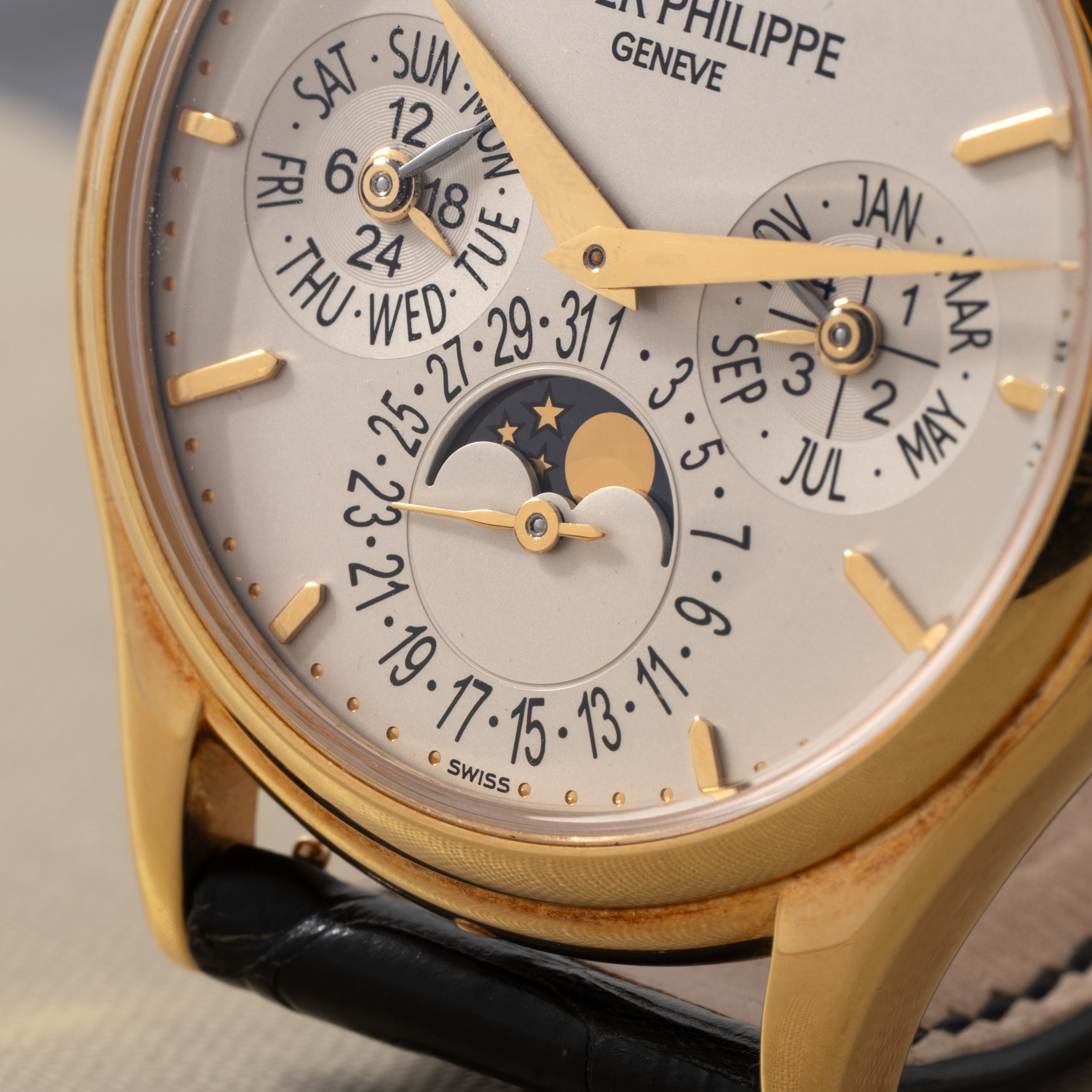 Patek Philippe 正規ディーラー純正ルーペ Patek Philippe Perpetual Calendar – Analog:Shift