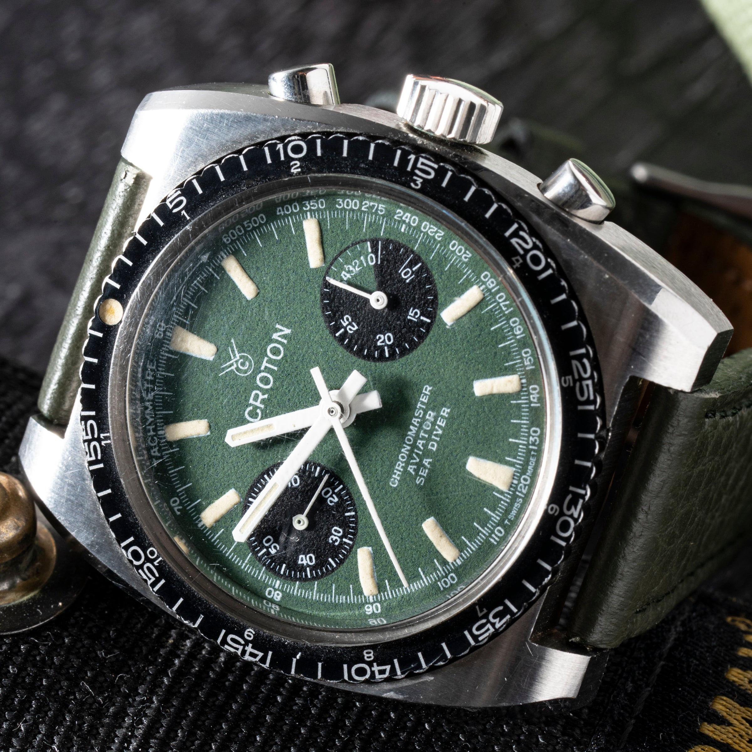 Croton Chronomaster Aviator Sea Diver – Analog:Shift