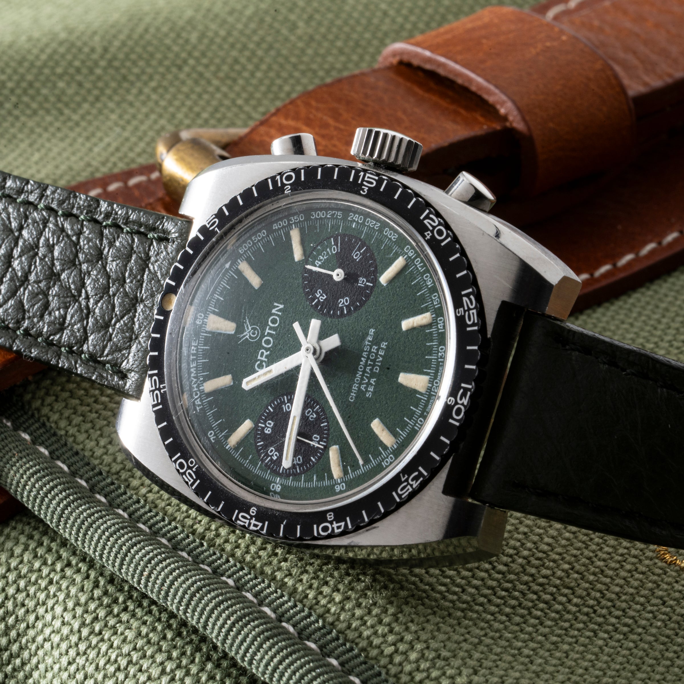 Croton Chronomaster Aviator Sea Diver – Analog:Shift