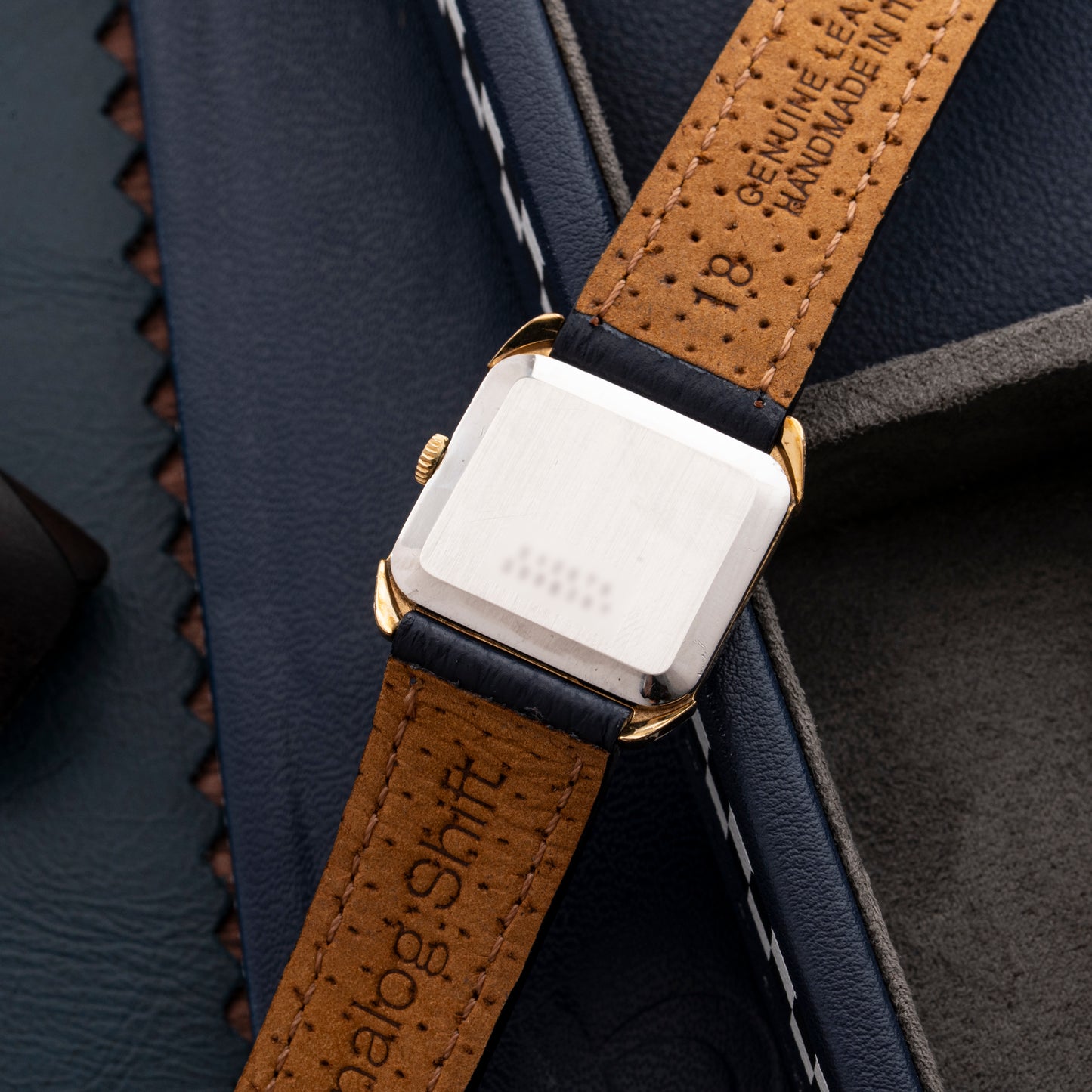 Universal Genève 'Blue Checker' Dress Watch