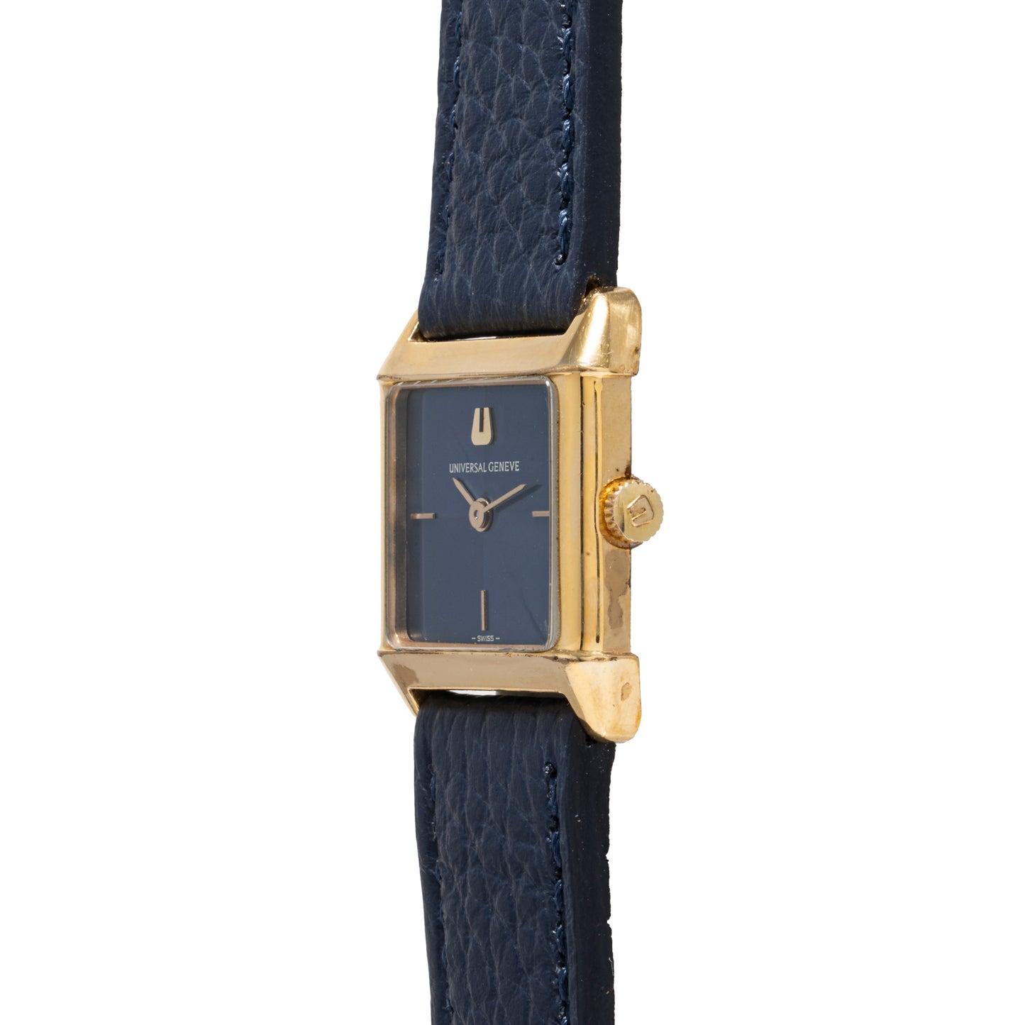 Universal Genève 'Blue Checker' Dress Watch