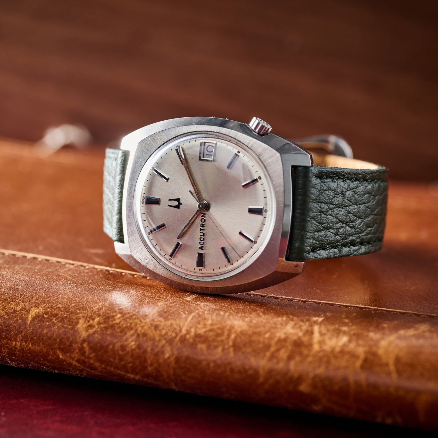 Bulova Accutron Cushion Case