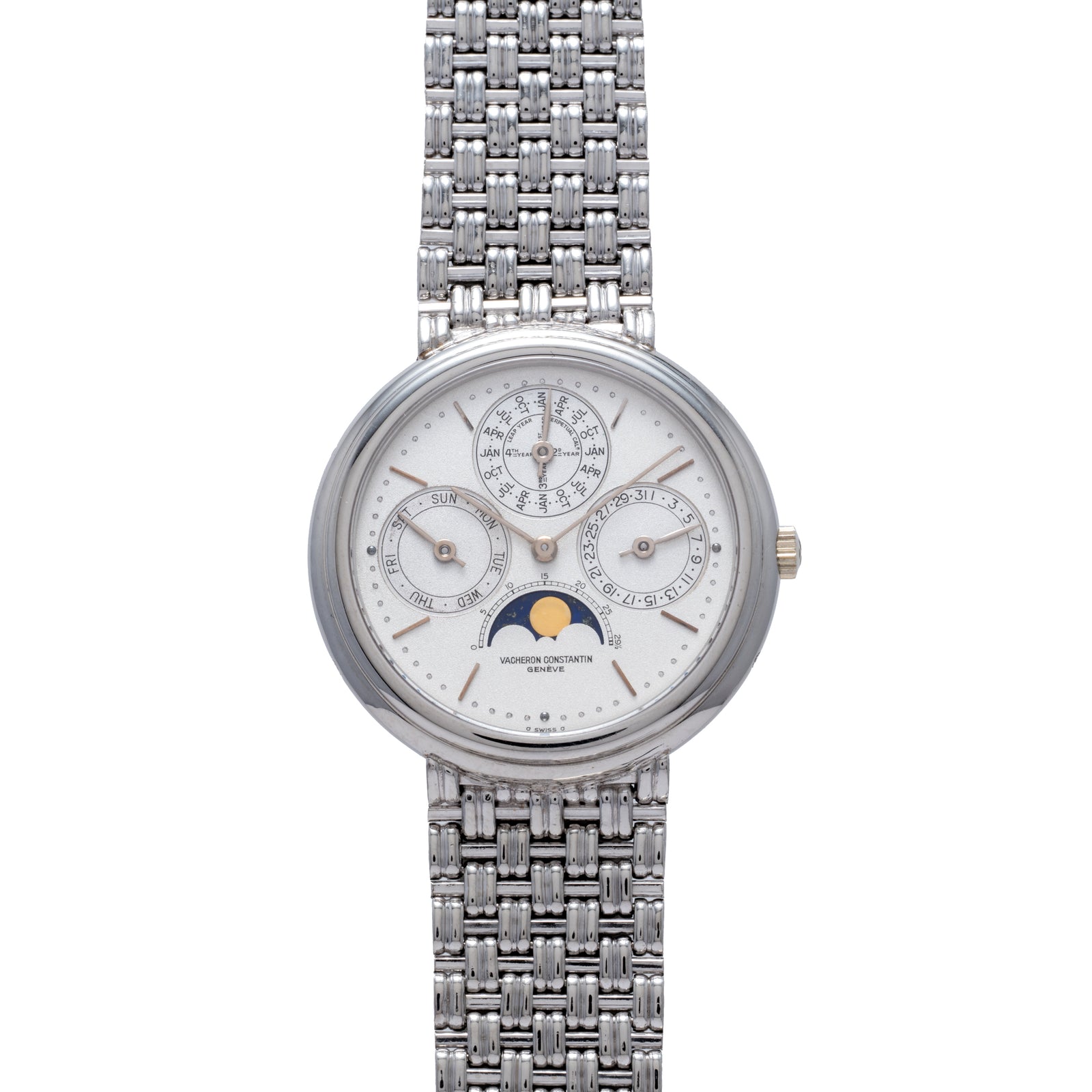 Vacheron Constantin 'Platinum' Perpetual Calendar Moonphase