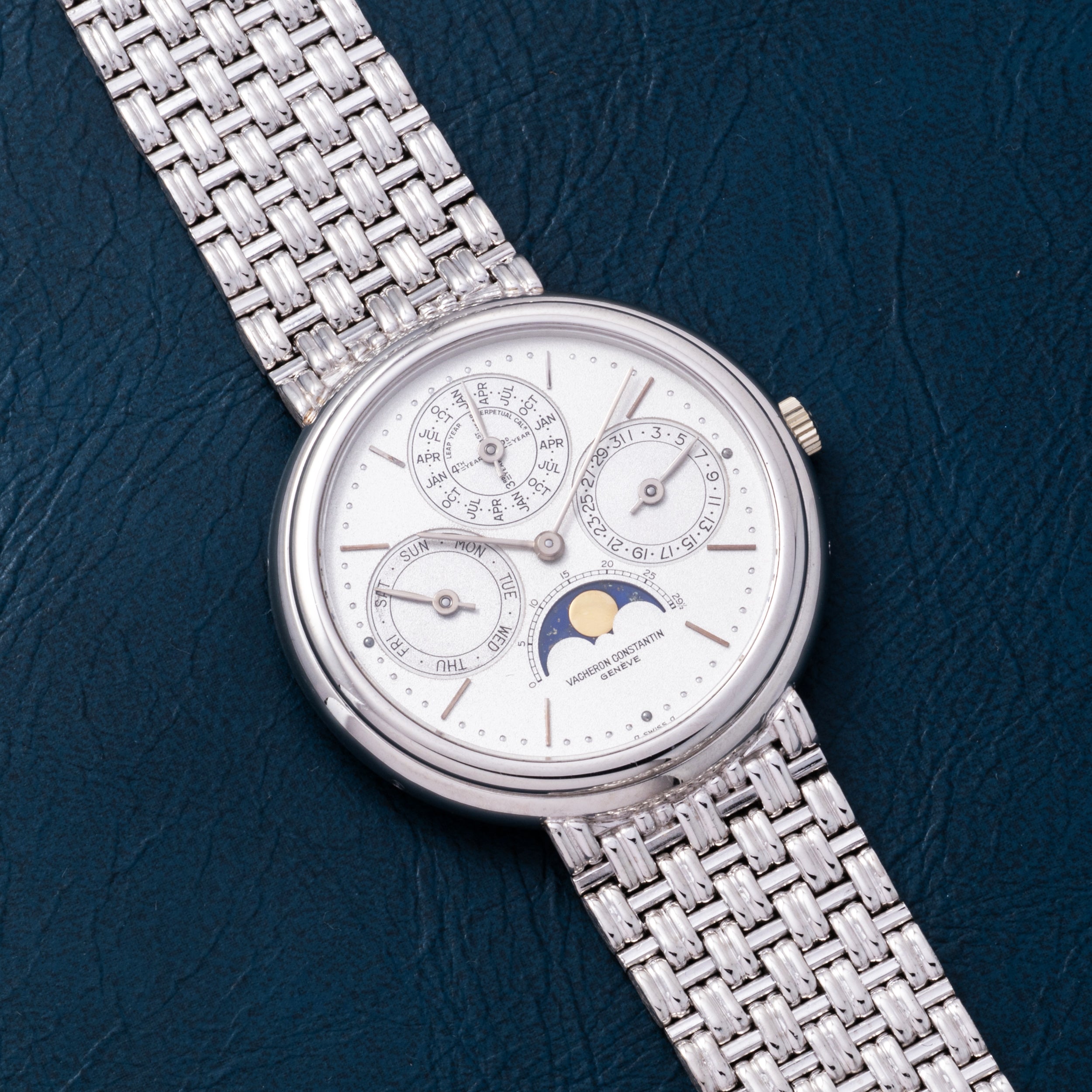 Vacheron Constantin 'Platinum' Perpetual Calendar Moonphase