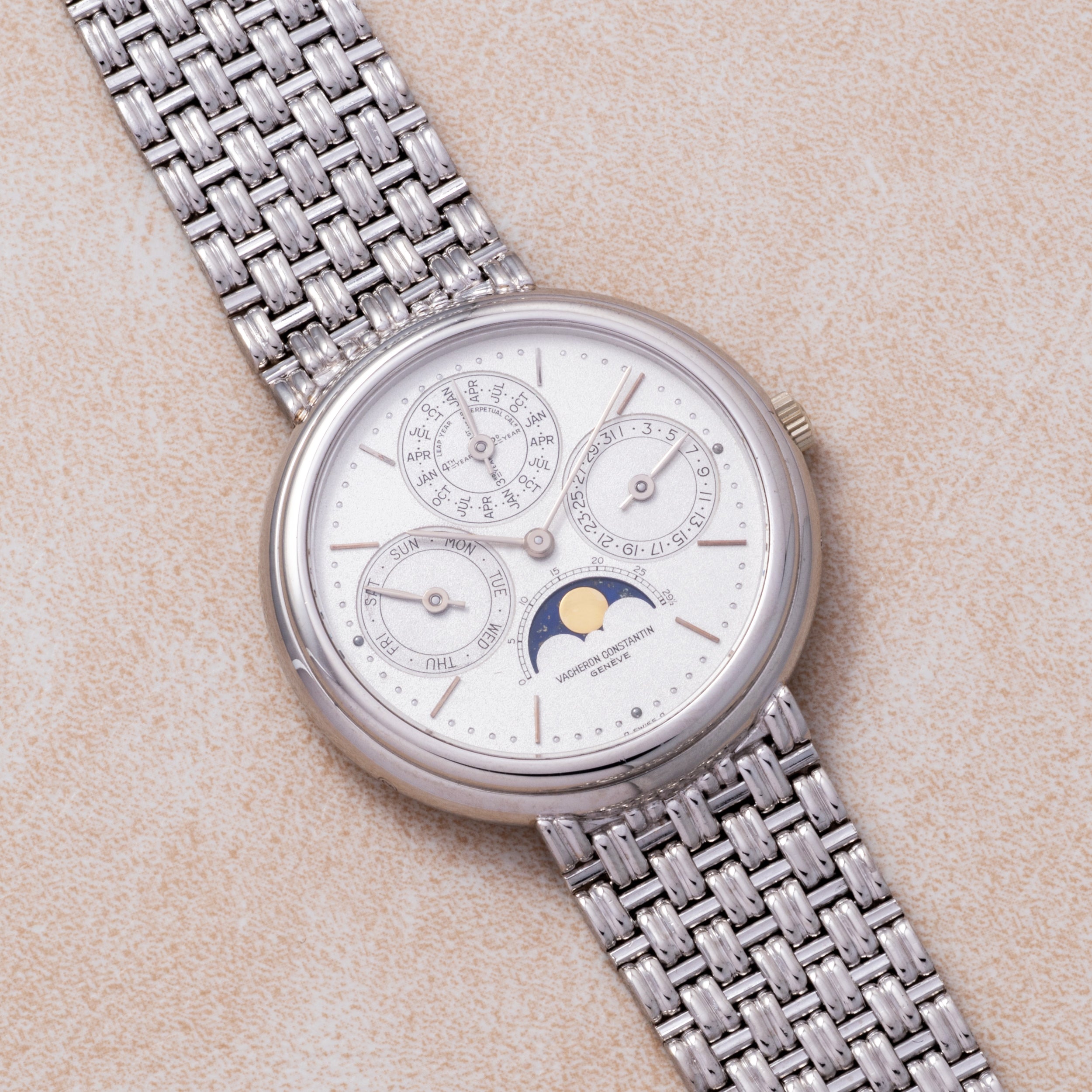 Vacheron Constantin 'Platinum' Perpetual Calendar Moonphase