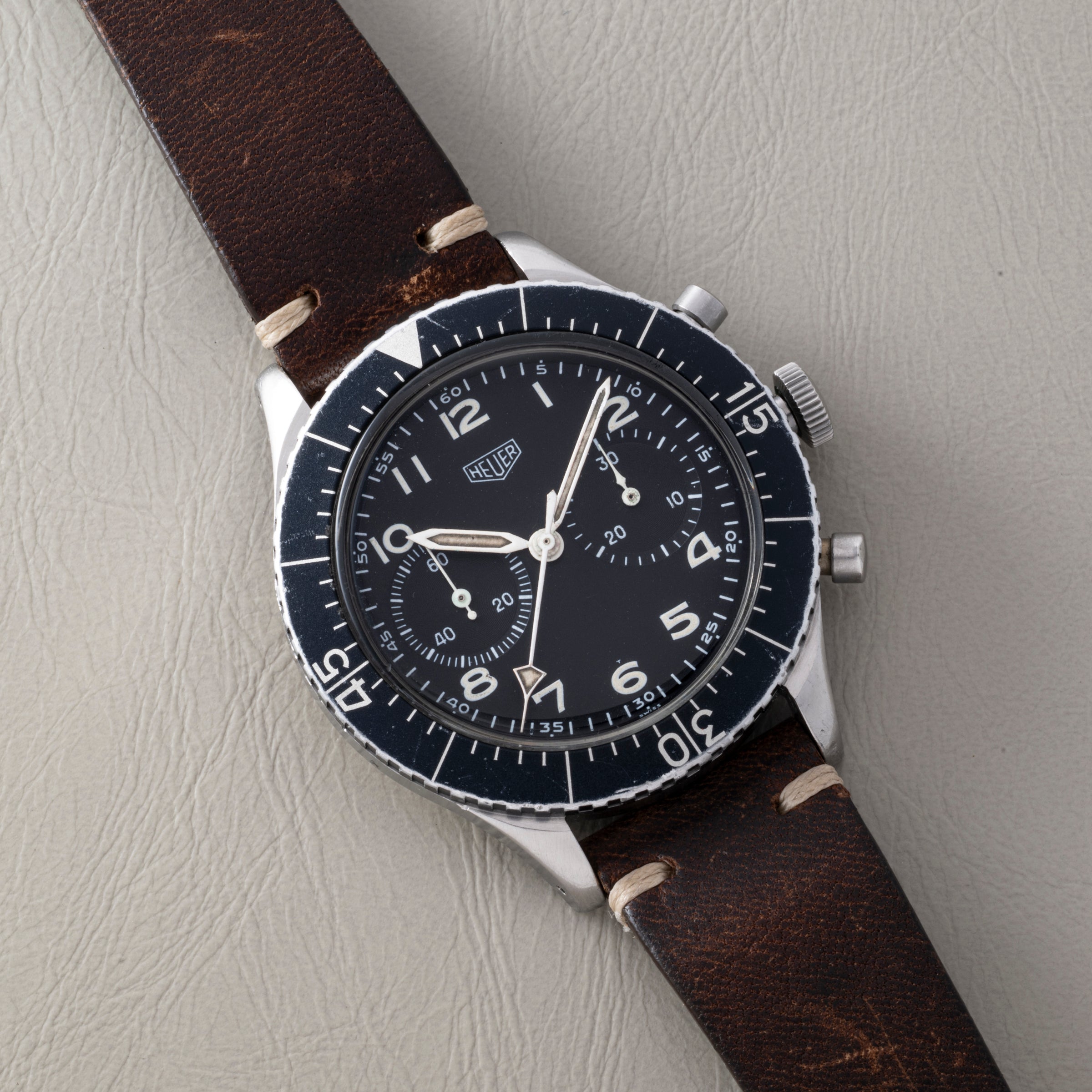 Heuer Bundeswehr Flyback Chronograph