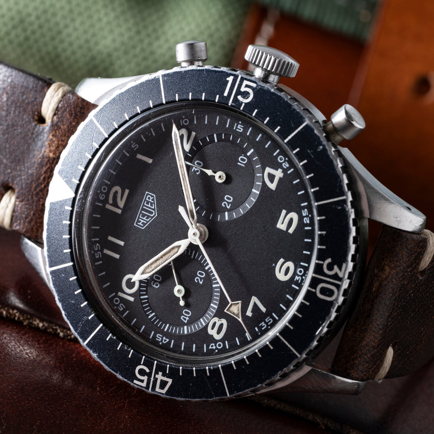 Heuer Bundeswehr Flyback Chronograph