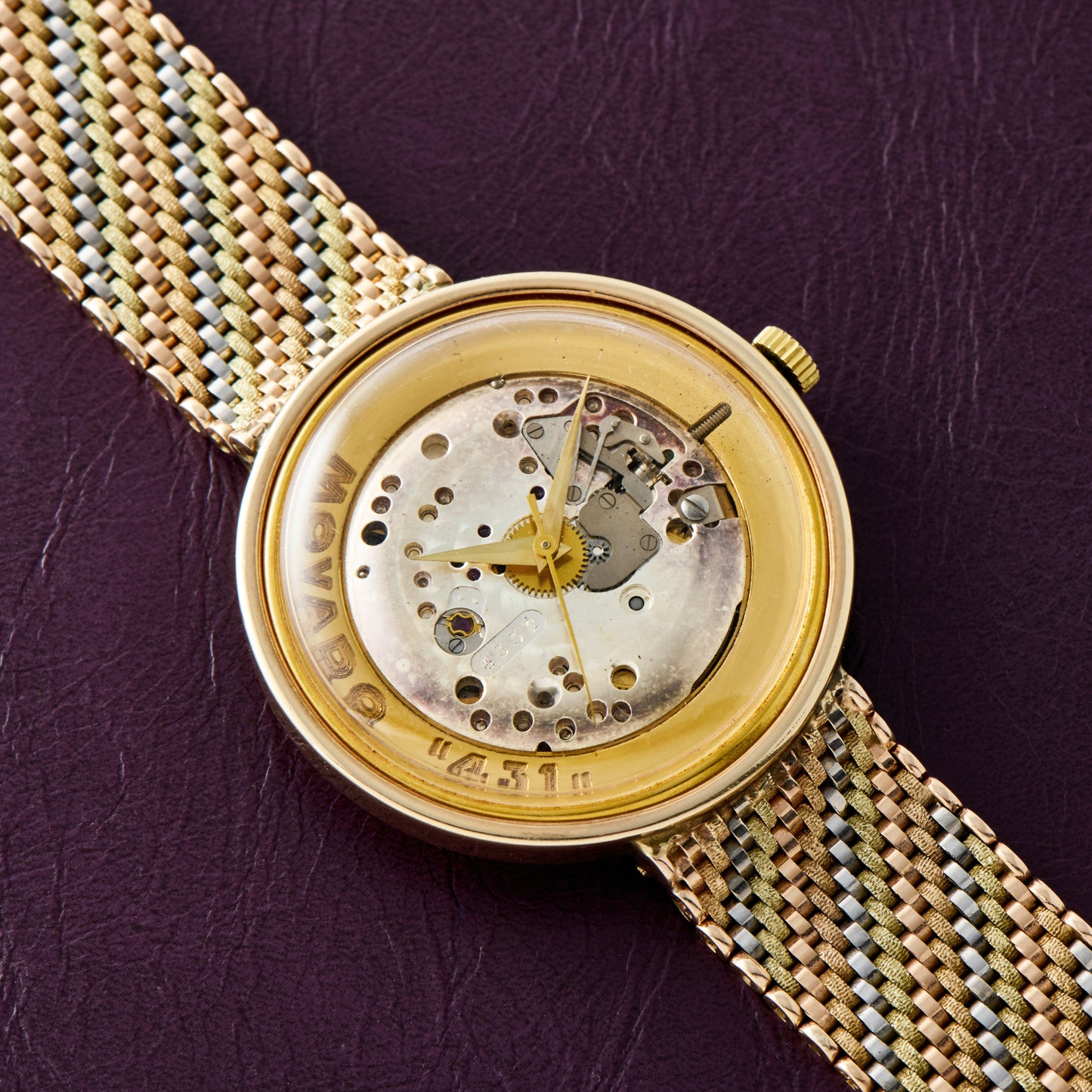 Movado 431 Tri-Tone 'Salesman Sample'