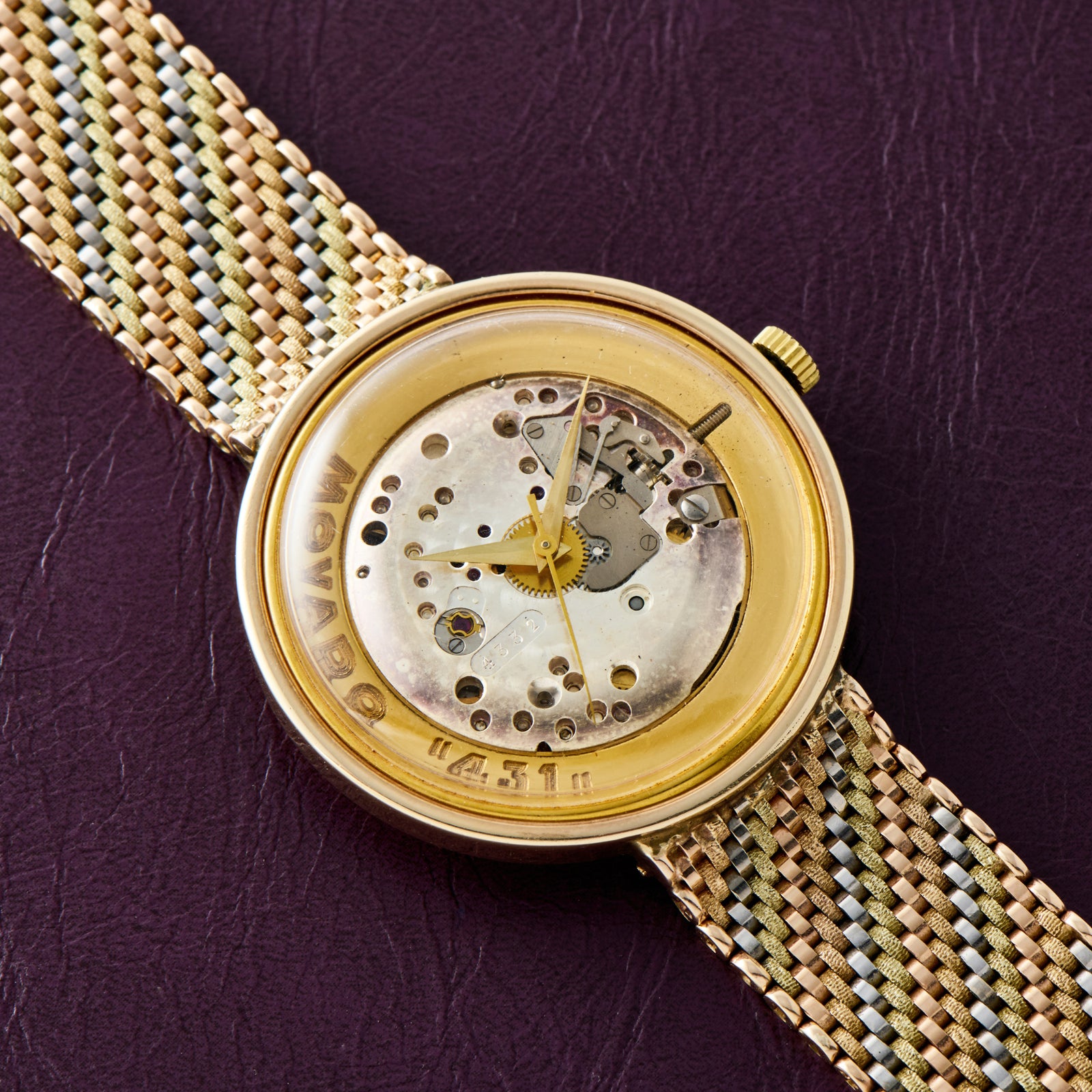 Movado 431 Tri-Tone 'Salesman Sample'